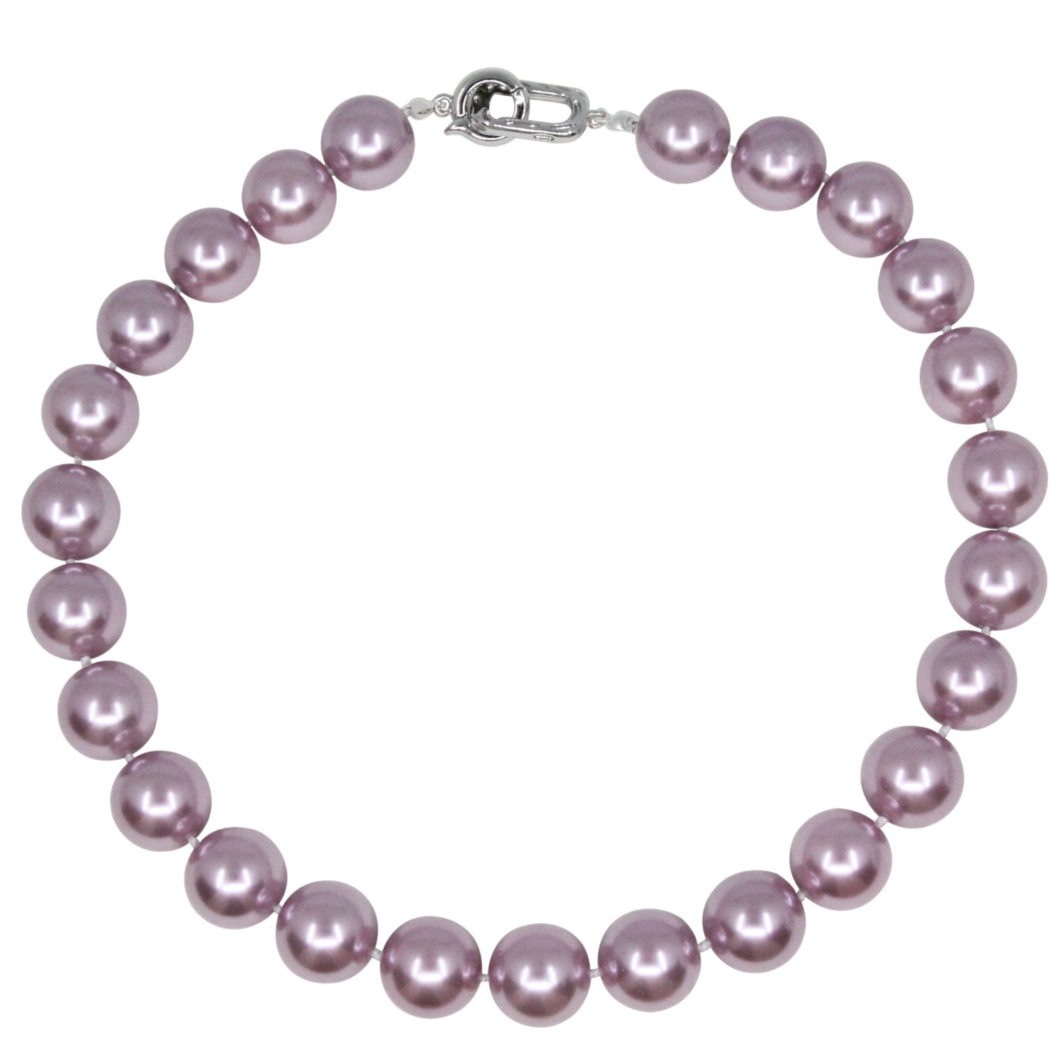 Ninemoo Women's Pink Royal Pearl Splendor Necklace-purple In Pink