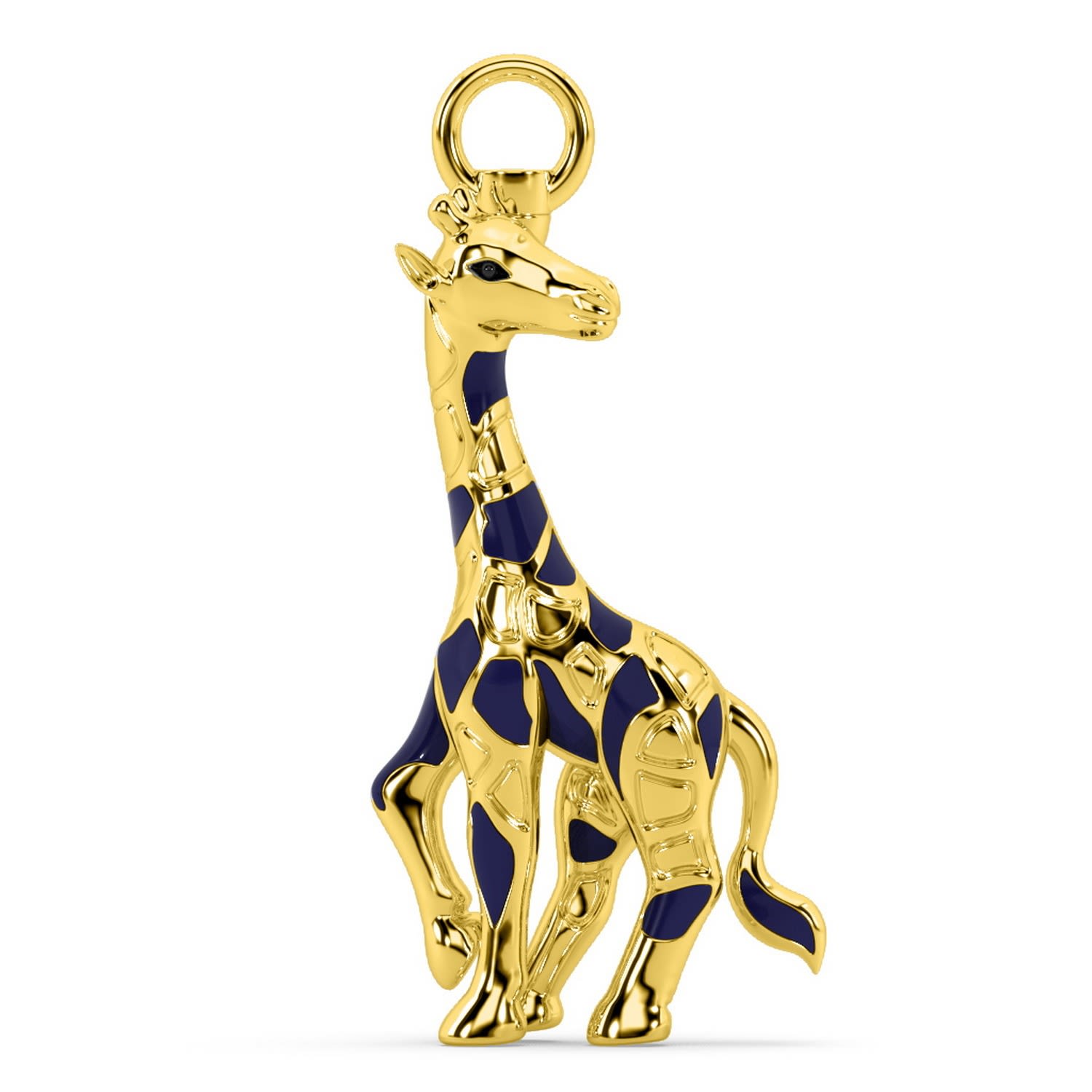 Women’s The Purple Beanstalk Charm - Giraffe Charm - Gold Oni Fine Jewelry