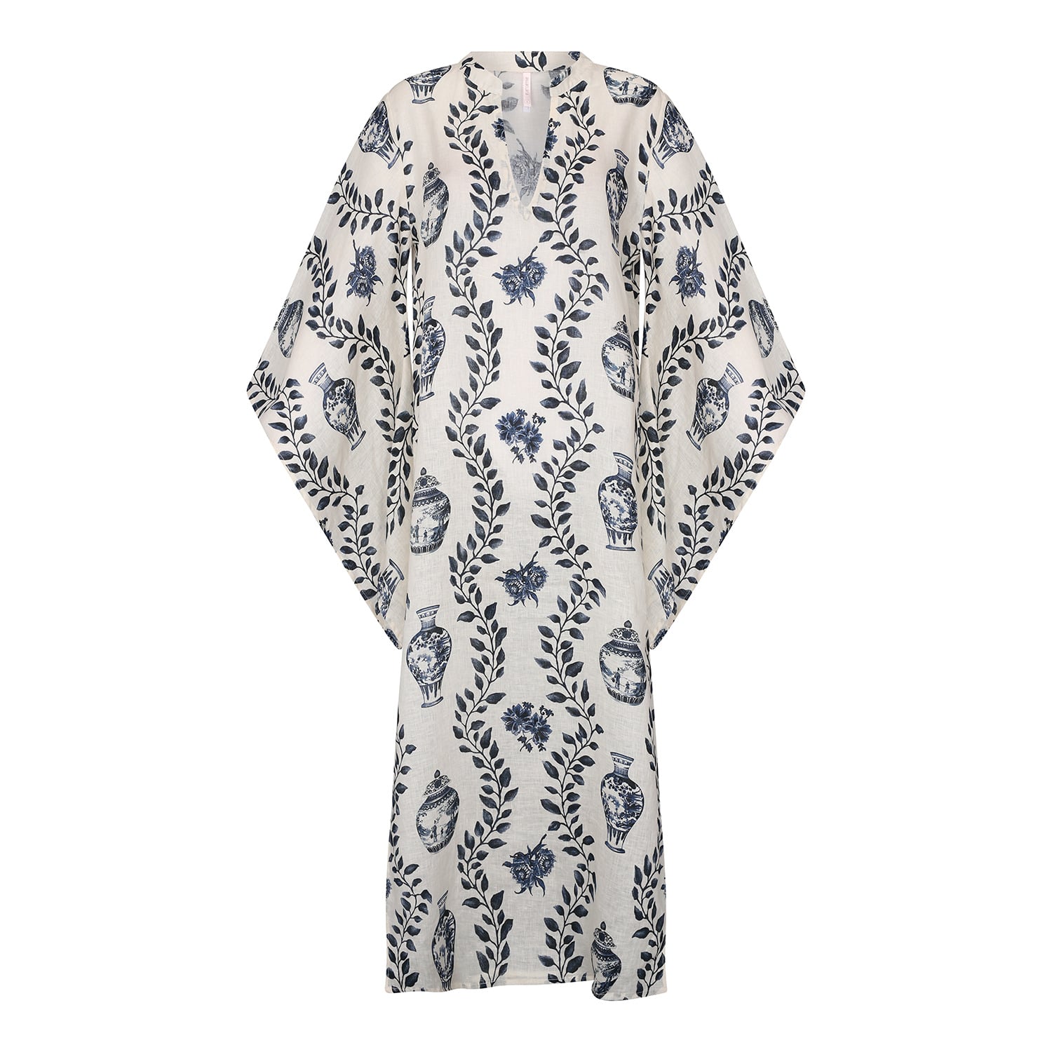 Women's Blue Dynastie Long Kaftan | Large | Aguaclara