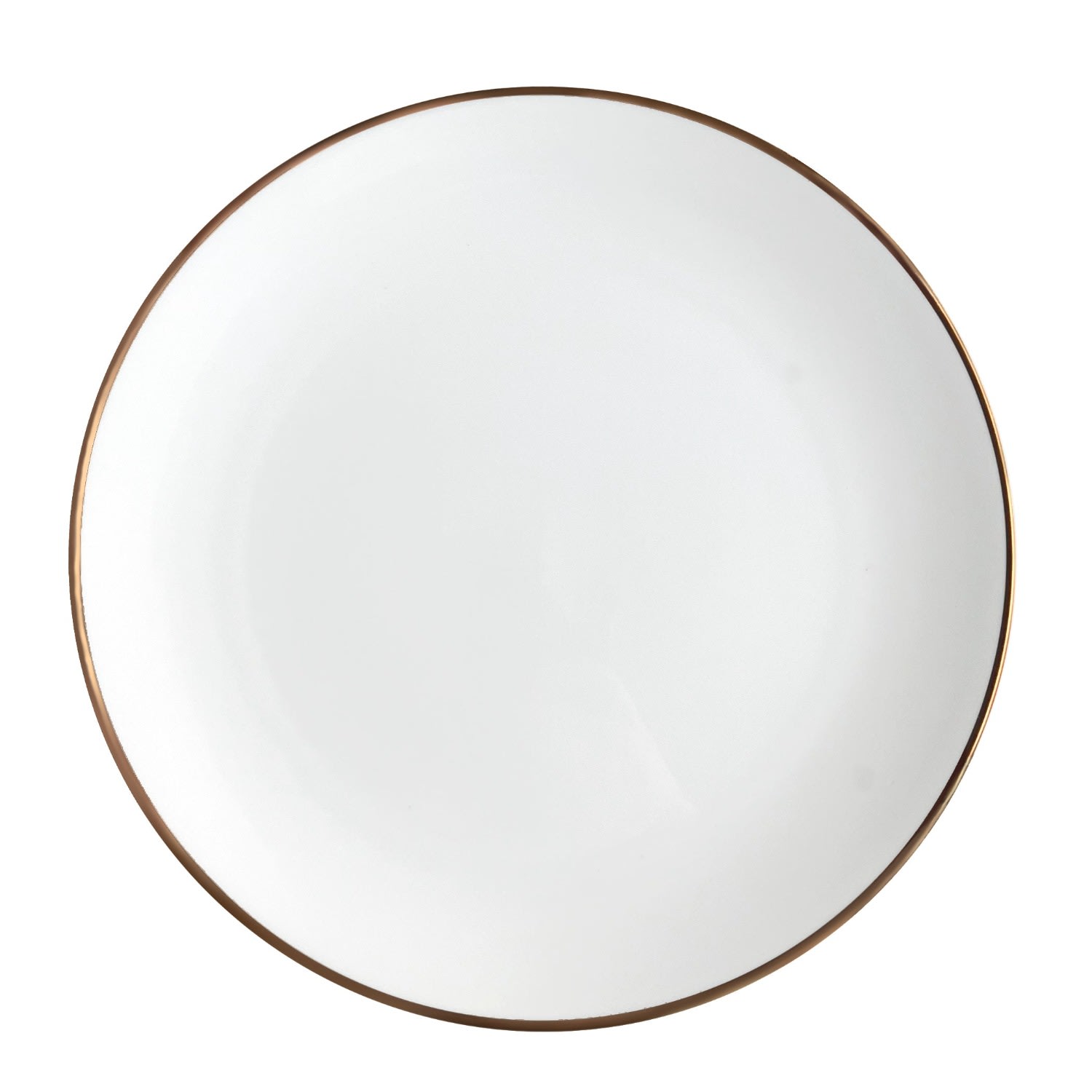 Twig New York Alex Gold 10 Dinner Plate In White/gold