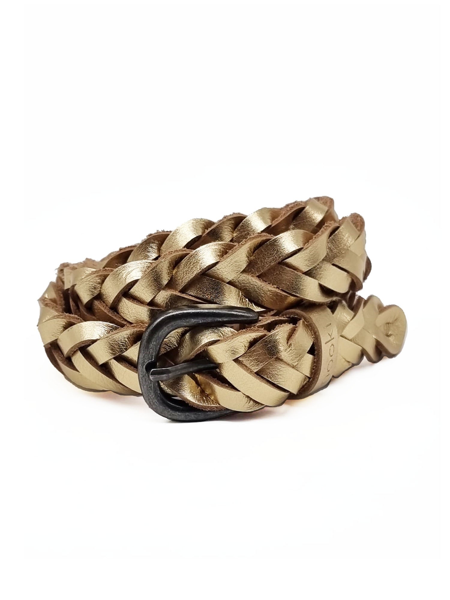 Shop Nooki Design Women's Dallas Woven Belt Gold