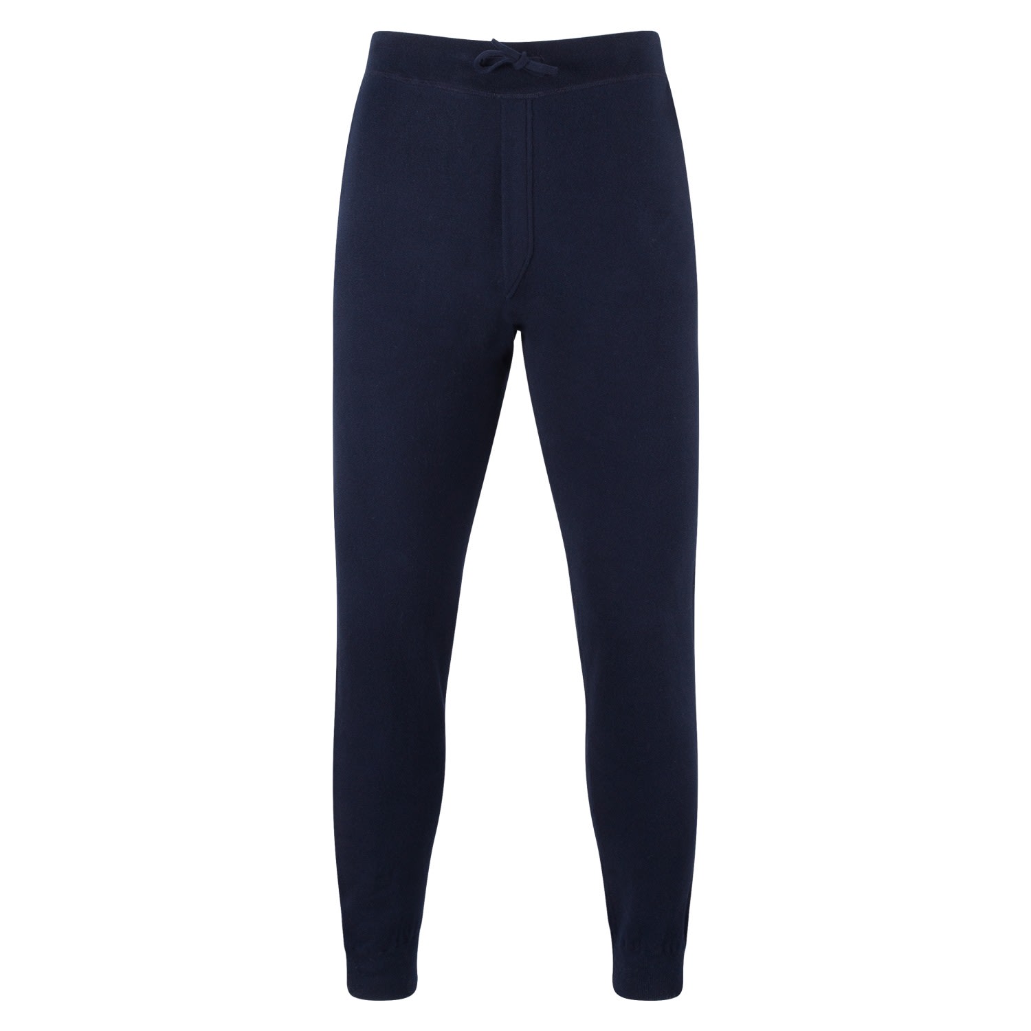 Blue Mens Cotton Max Lounge Pant - Navy Small Paul James Knitwear