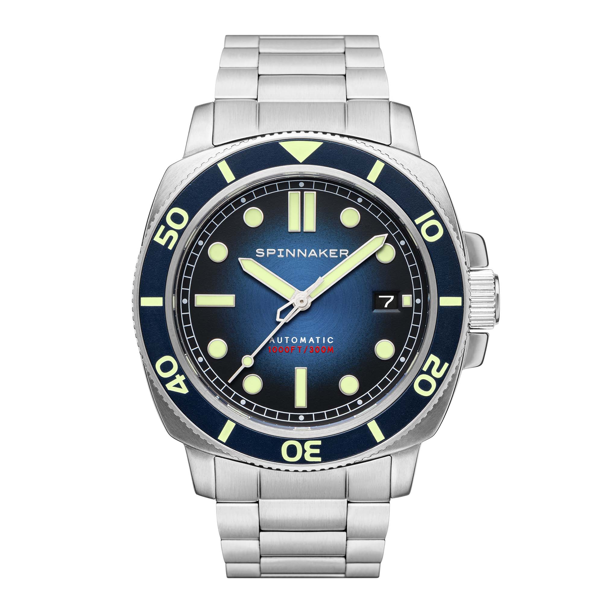 Spinnaker Hull Diver Men's Japanese Automatic Liberty Blue Watch