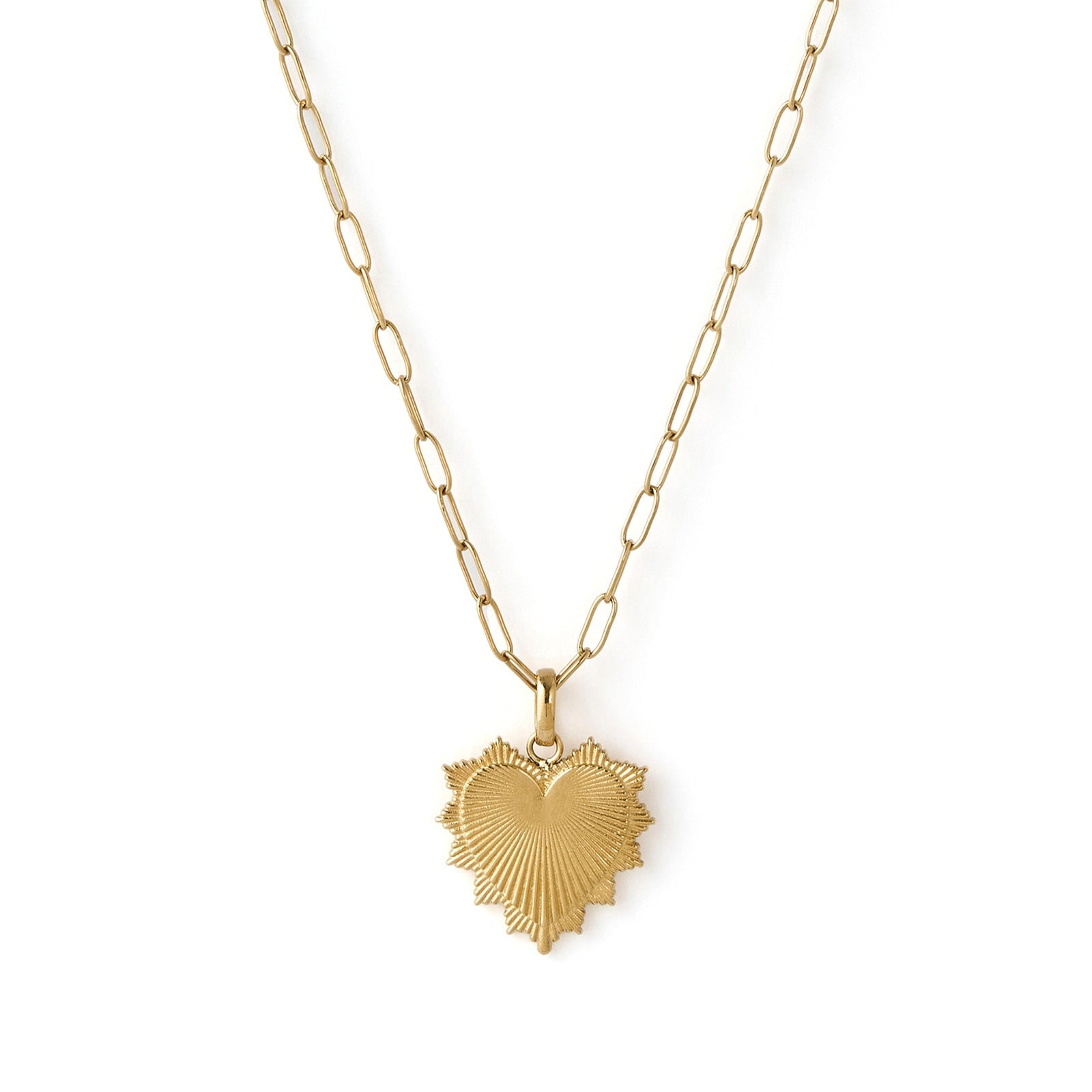 Arms Of Eve Women's Queen Of Hearts Gold Necklace In Gold