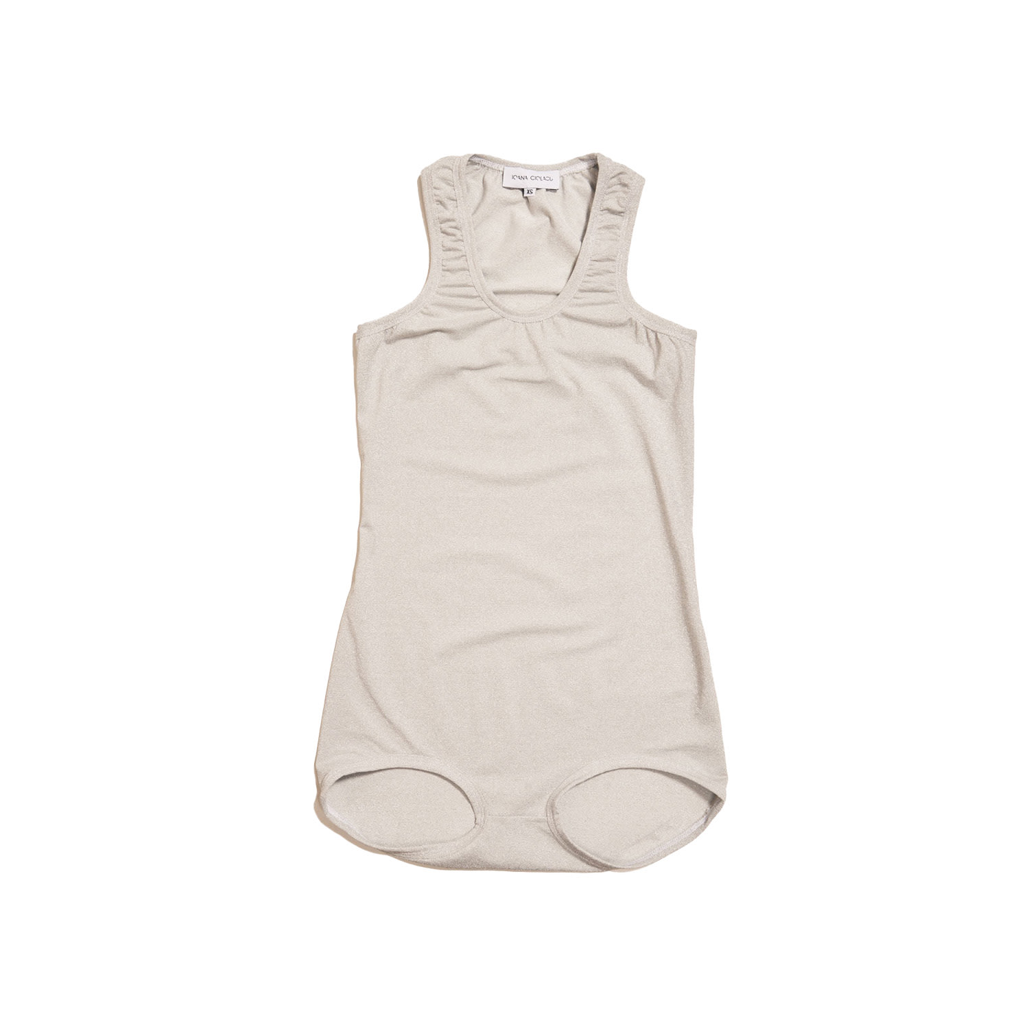Ioana Ciolacu Women's Grey / Silver Sparkle Body In Grey/silver