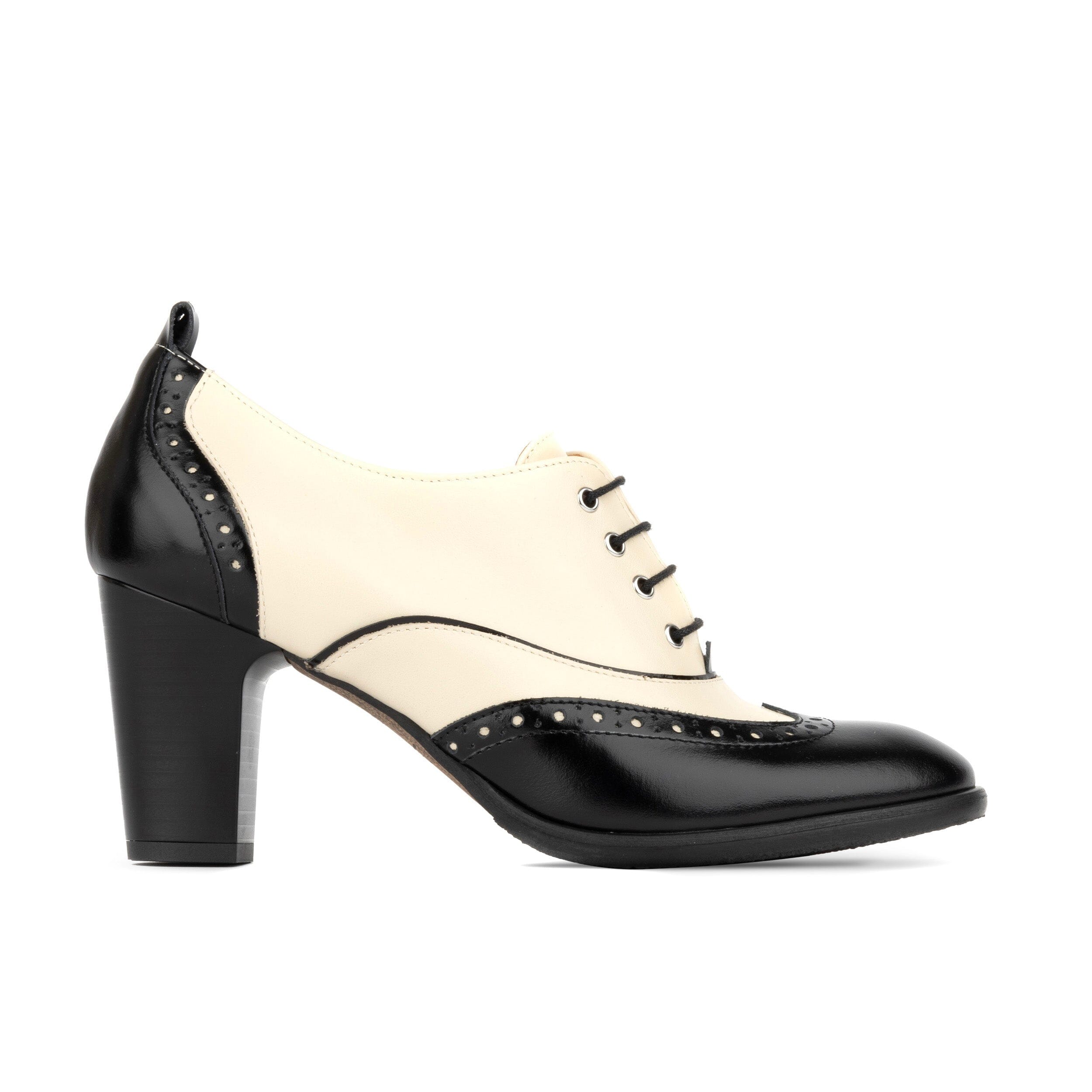 Embassy London Usa Neutrals / Black Casino - Cream & Black - Womens Designer Heels In Black