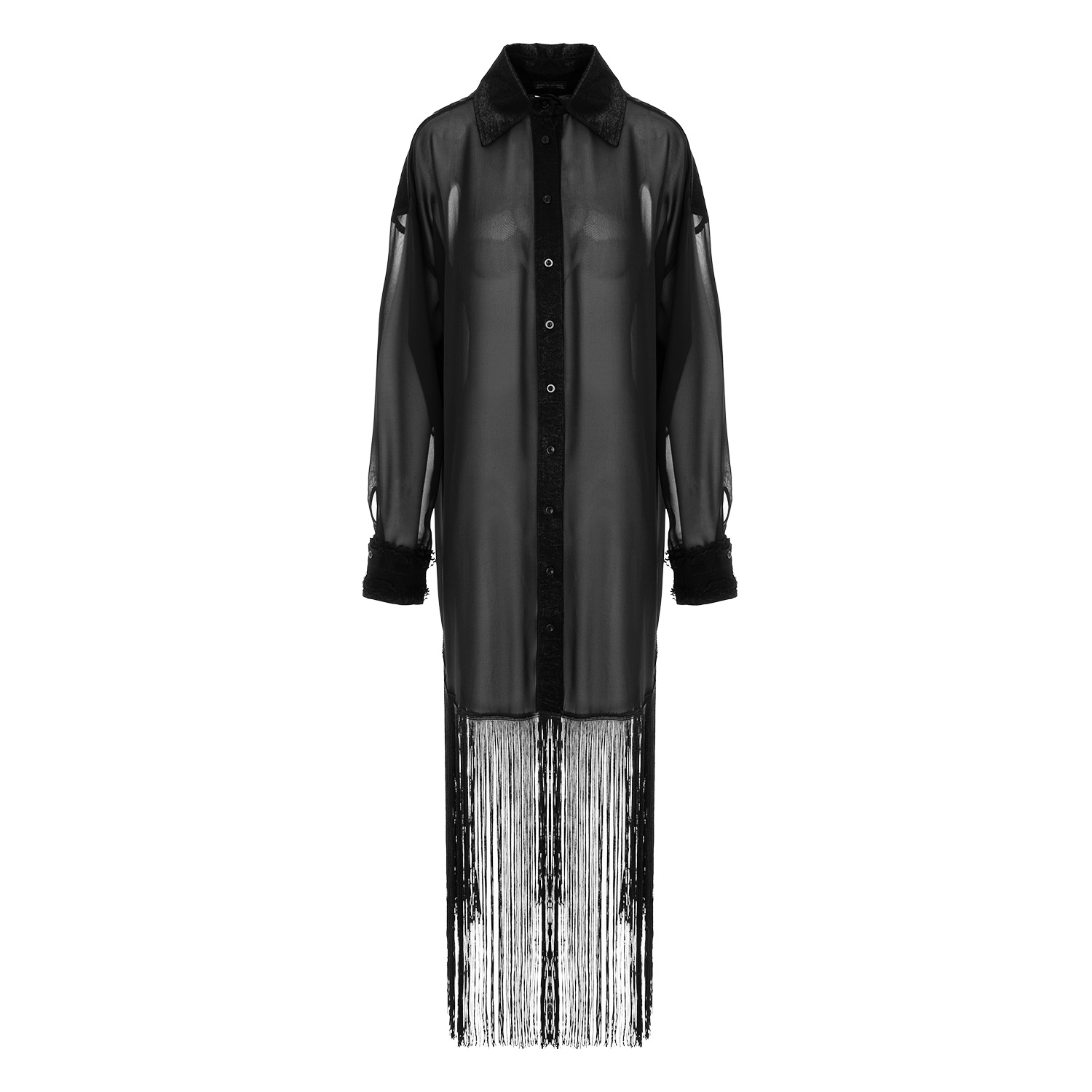 シェリエ sheller ⭐︎ fringe stripe shirt dress fringe stripe shirt dress – shéller / シェリエ