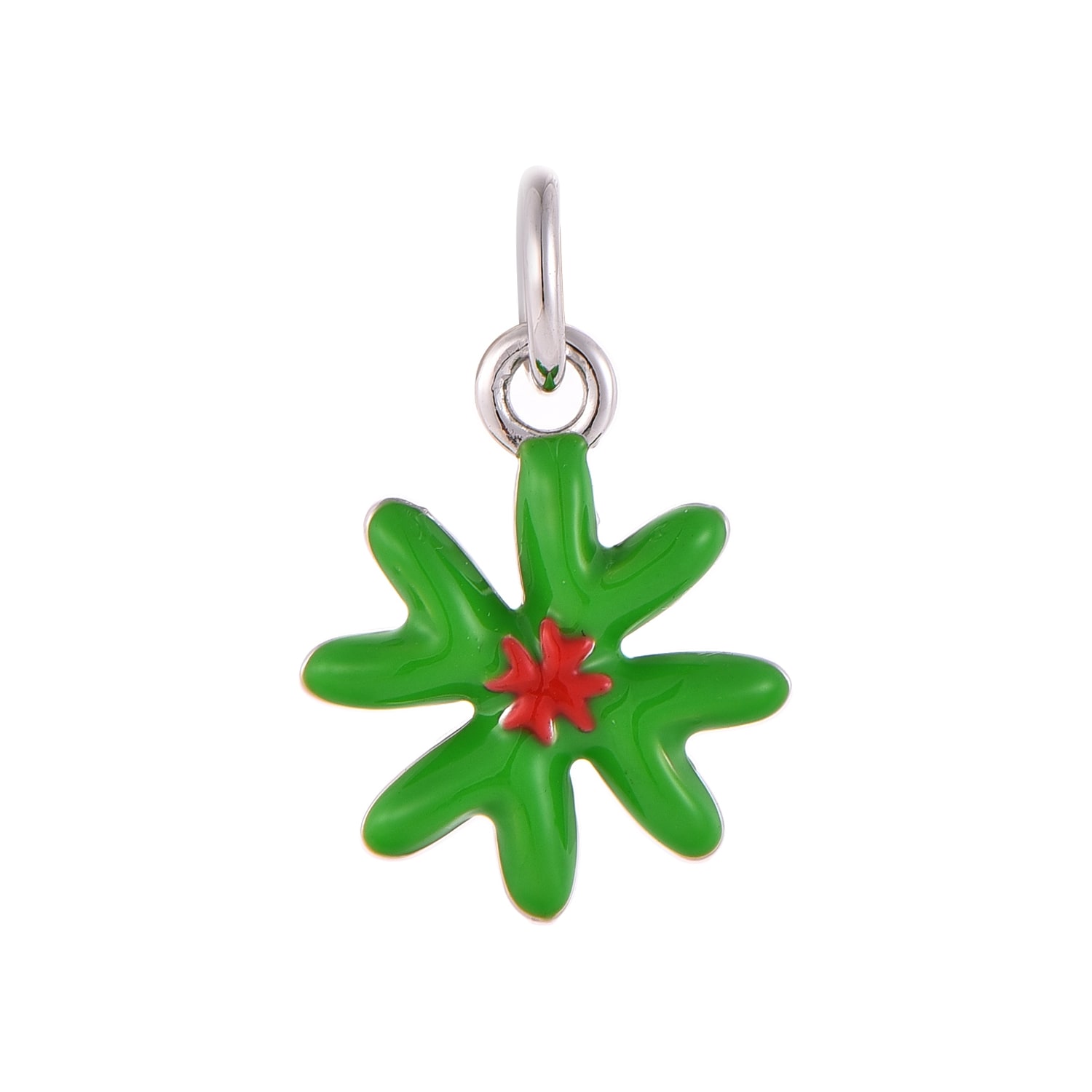 Pinnole Women's Green / Red C-lover Charm