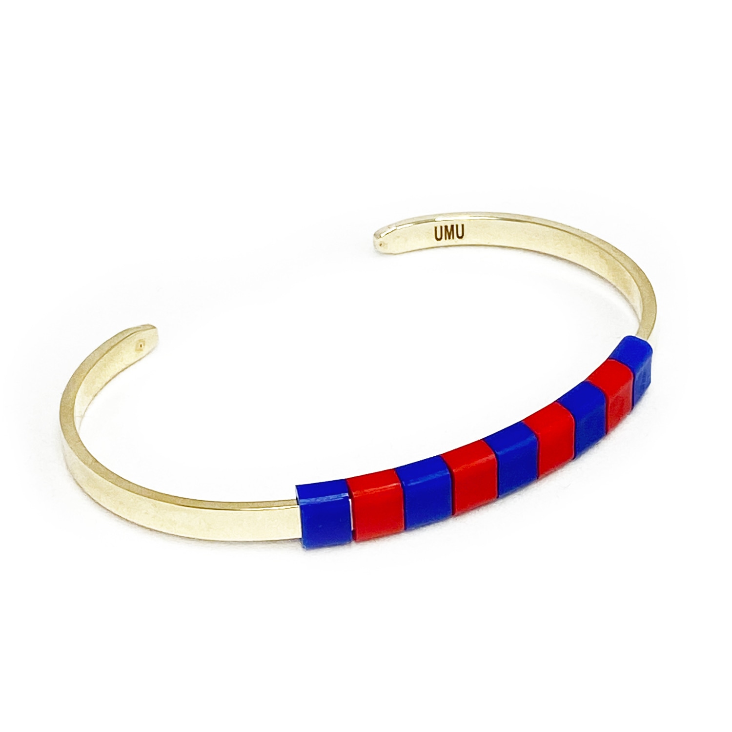 Women’s Blue / Red Baekke Brass Bracelet - Election Day