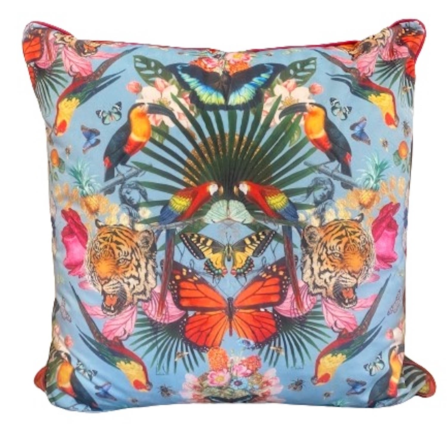 Blue Paradise Lost Epoque - Luxury Velvet Cushion One Size Myrtle & Mary