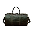 Touri Genuine Leather Holdall In Dark Brown In Dark