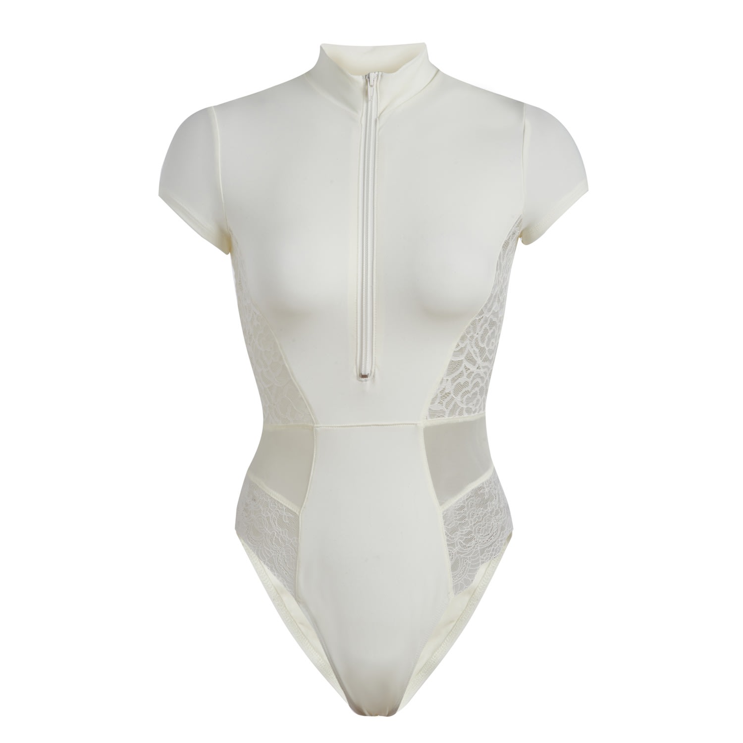 Olive Surf Women's The Bri Lace Swimsuit -  White