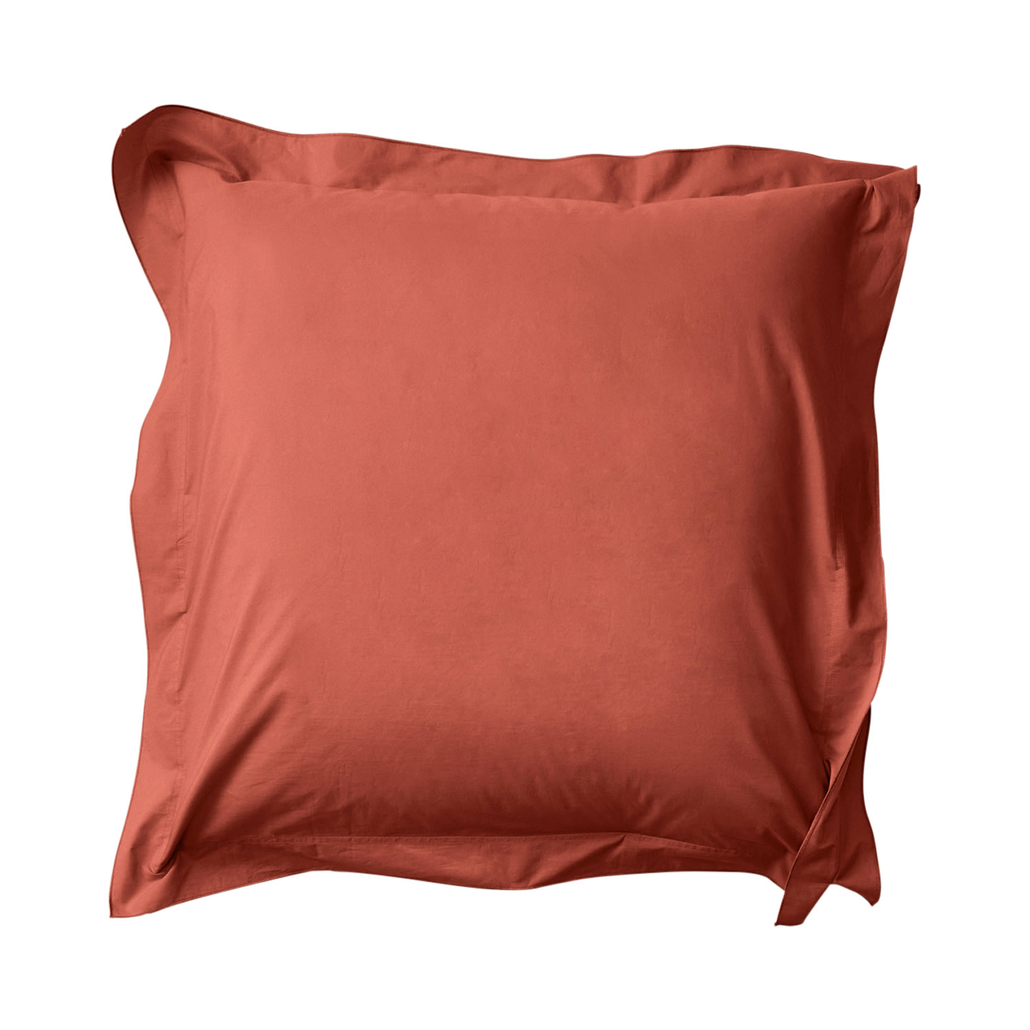 Euro Pillowcase Pair In Ochre Red Us Queen Sutram