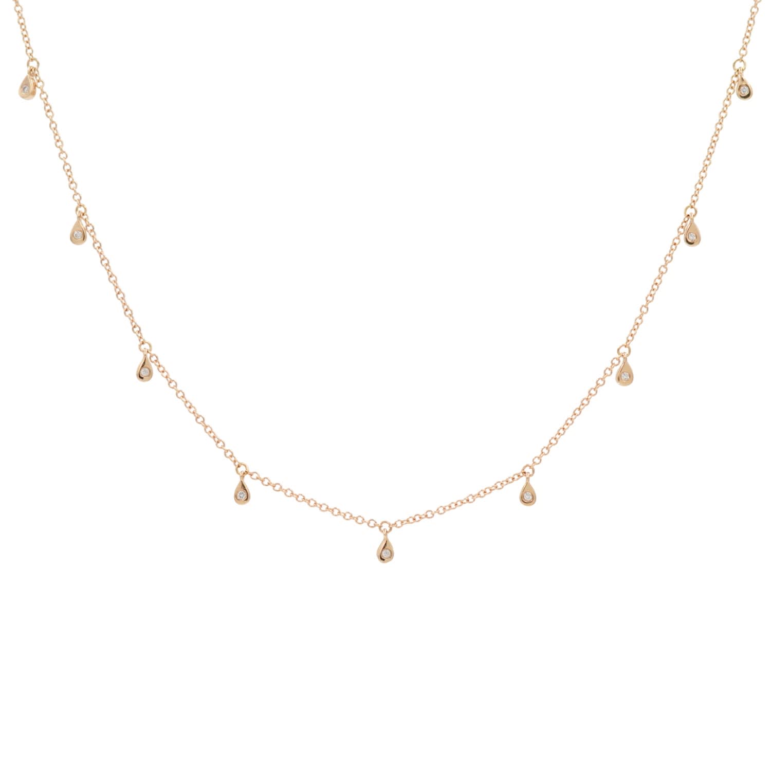 Teardrop choker shop necklace