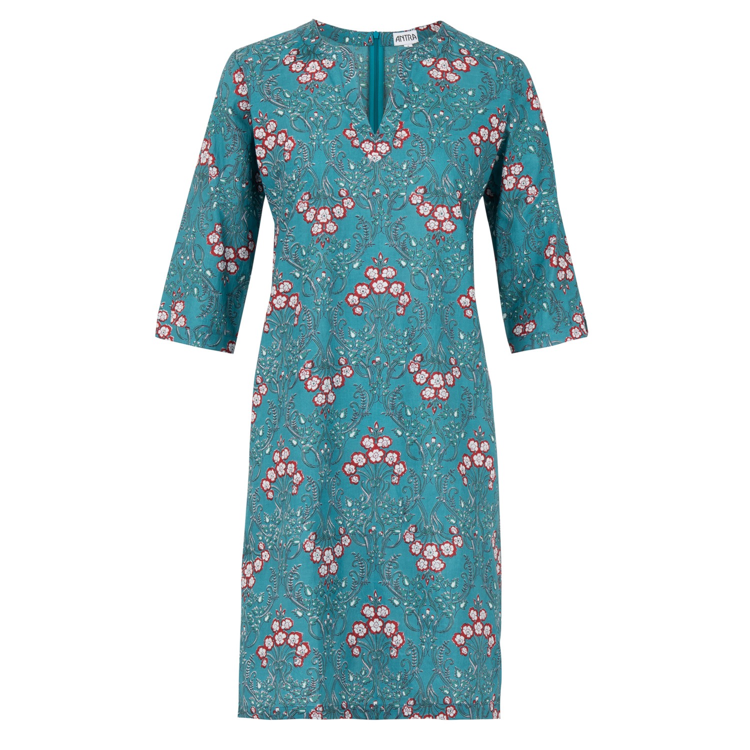 The Teal Tunic Dress | Antra Designs | Wolf & Badger