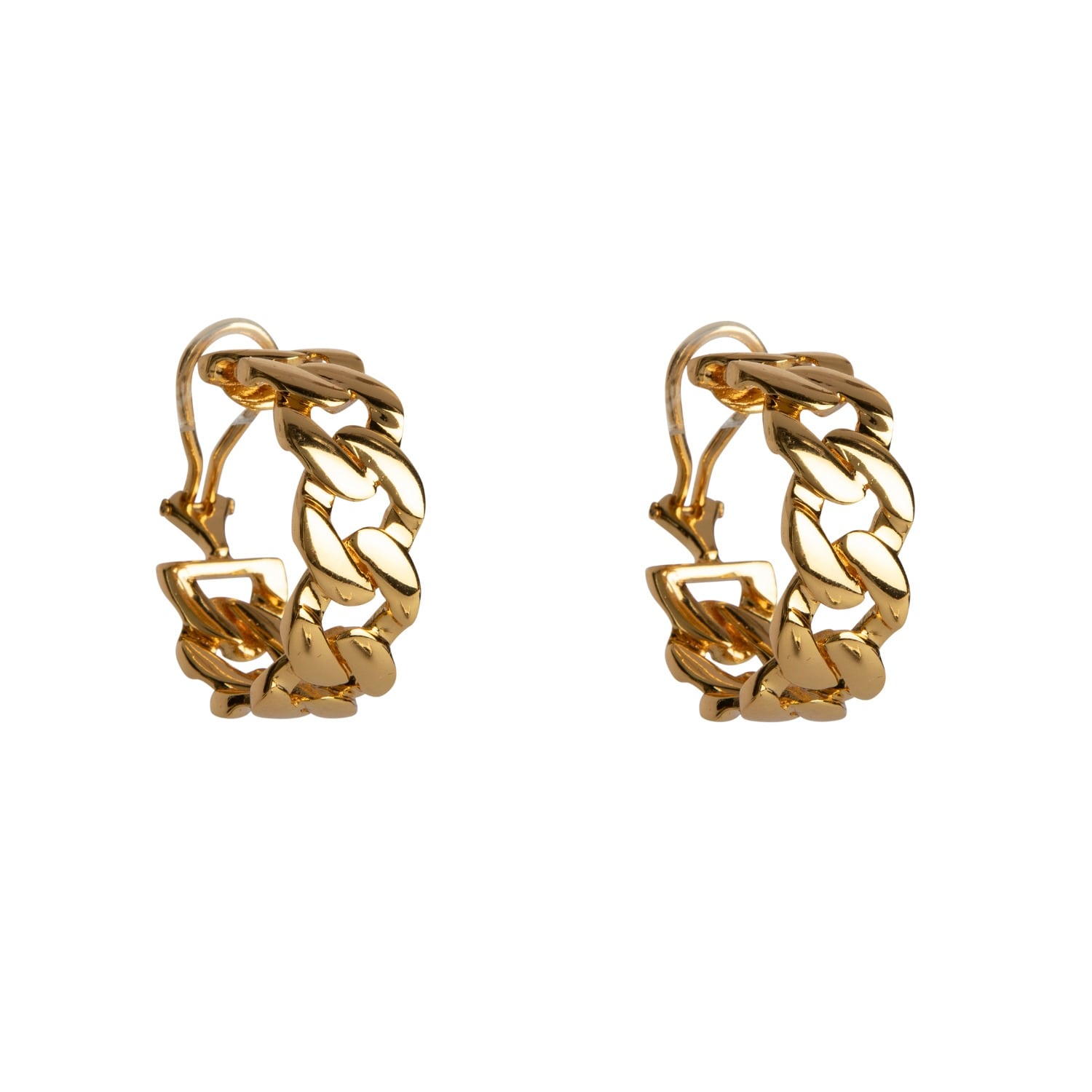 Bounkit Women's Gold Estelle Hoops Pierced