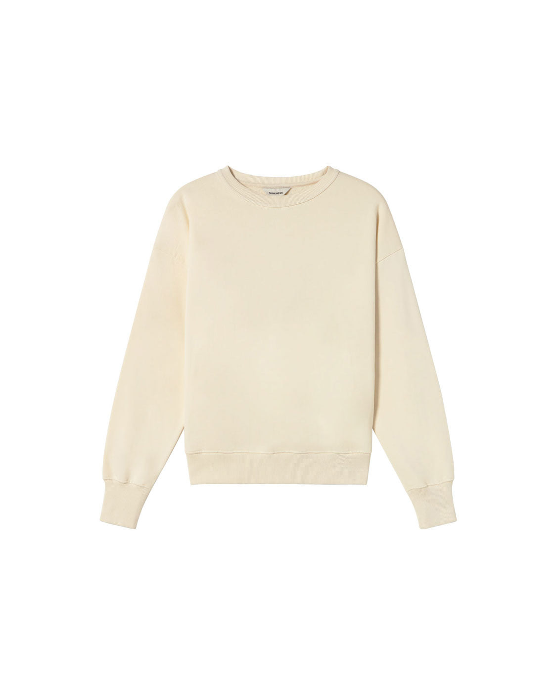 Thinking Mu Women's White Hand Embroidered Bird Jodie Sweatshirt In Neutral