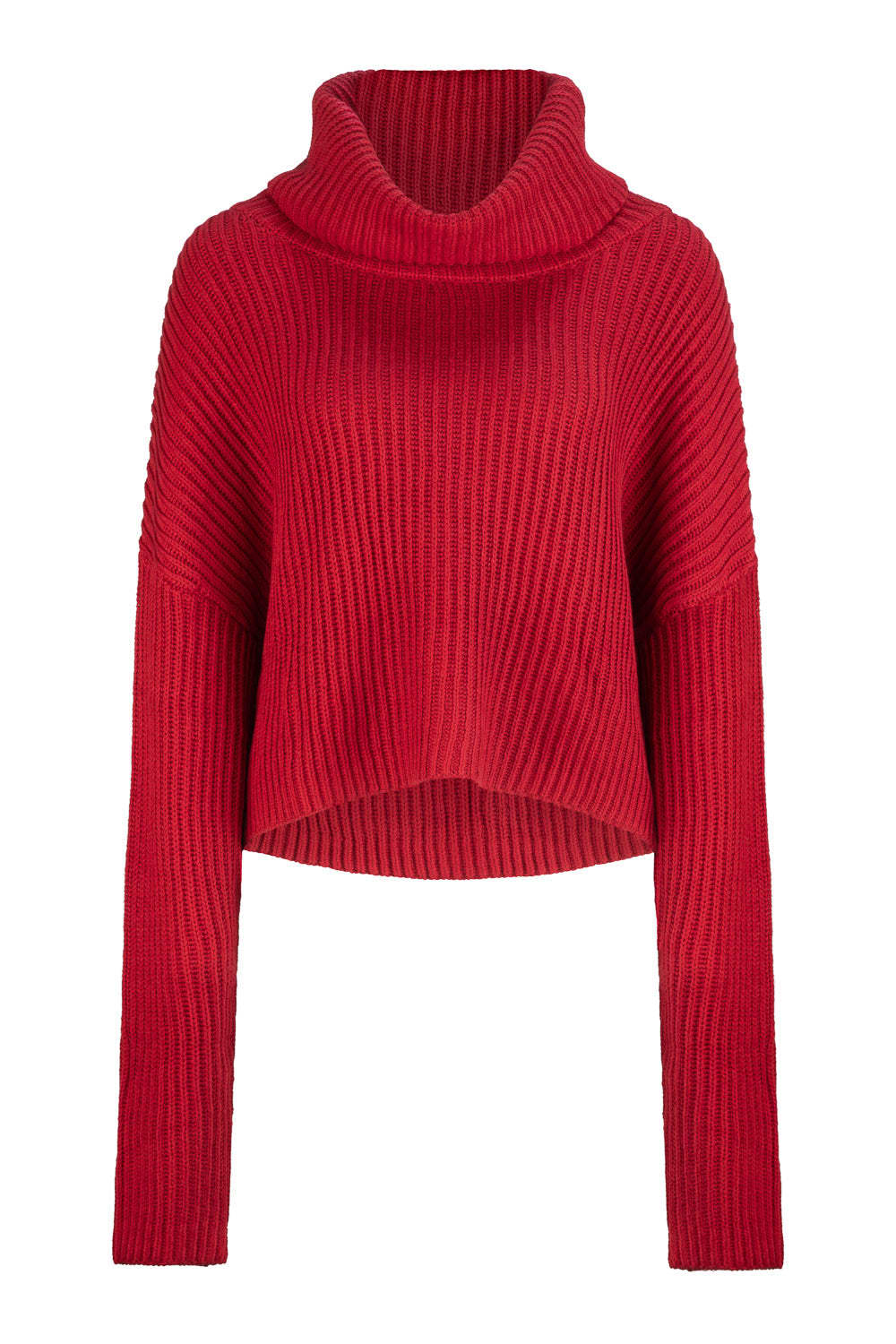 & dref d Rollneck Pine | - Jumper | Red by Badger Wolf