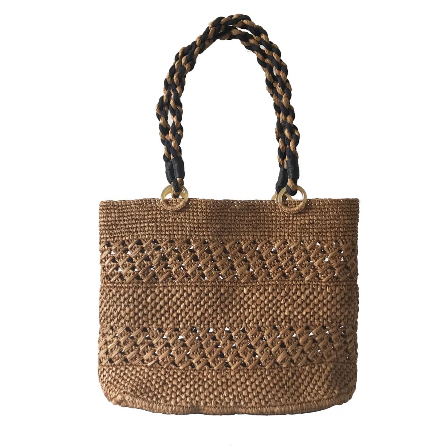 raffia beach bag