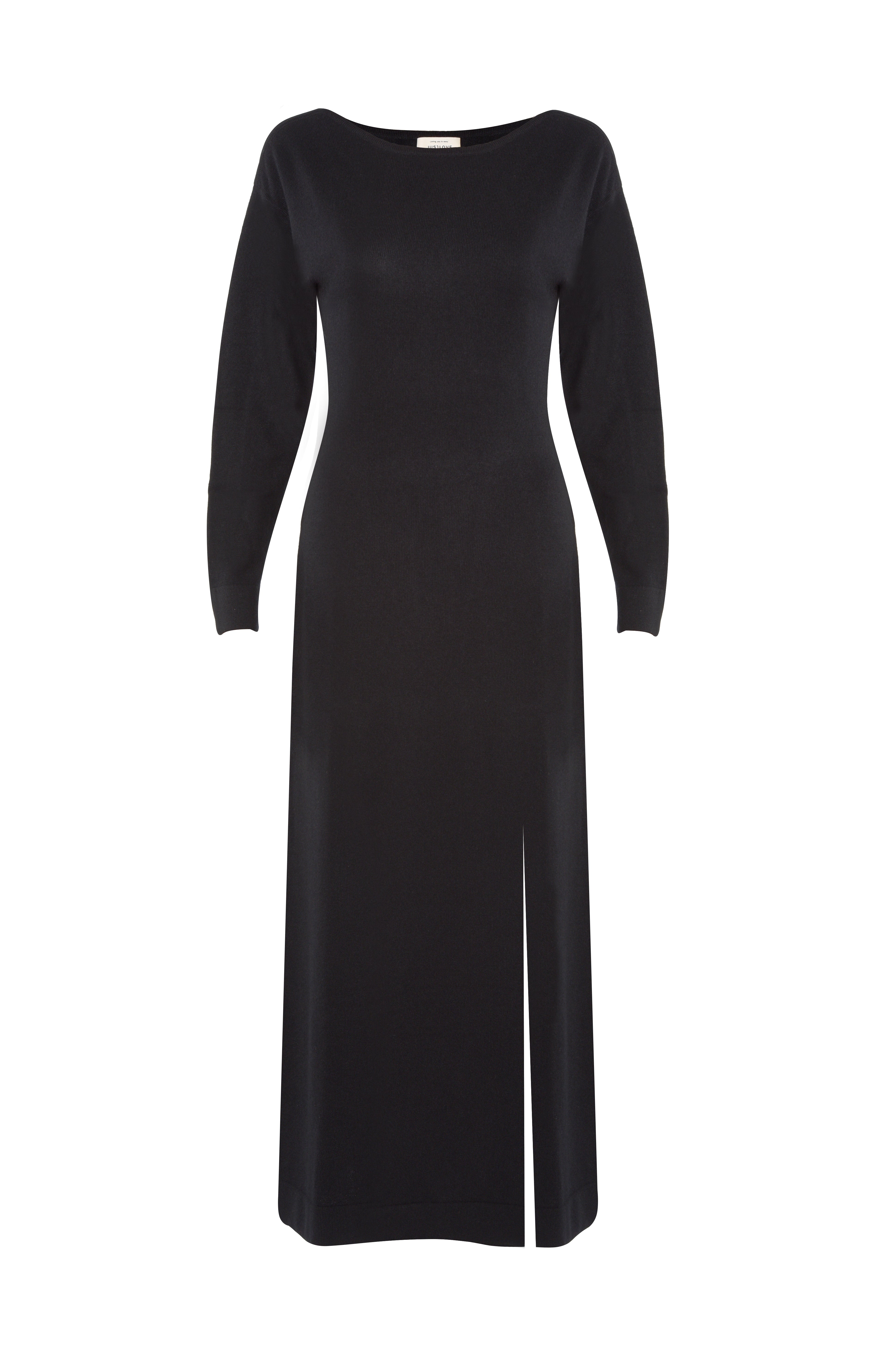 Justlove Women's Black Cashmere Dress Miyabi In Black