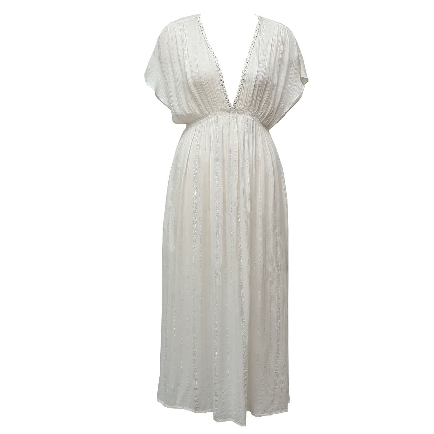 white maxi kaftan