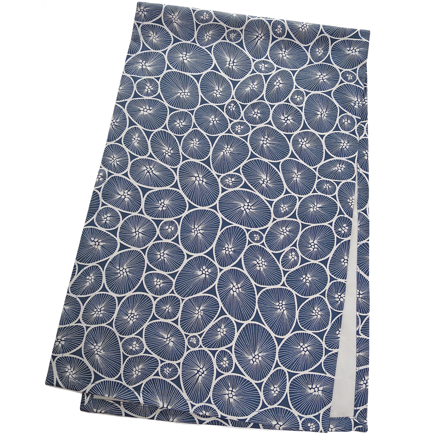 Gyllstad Korall Blue Table Runner In Blue