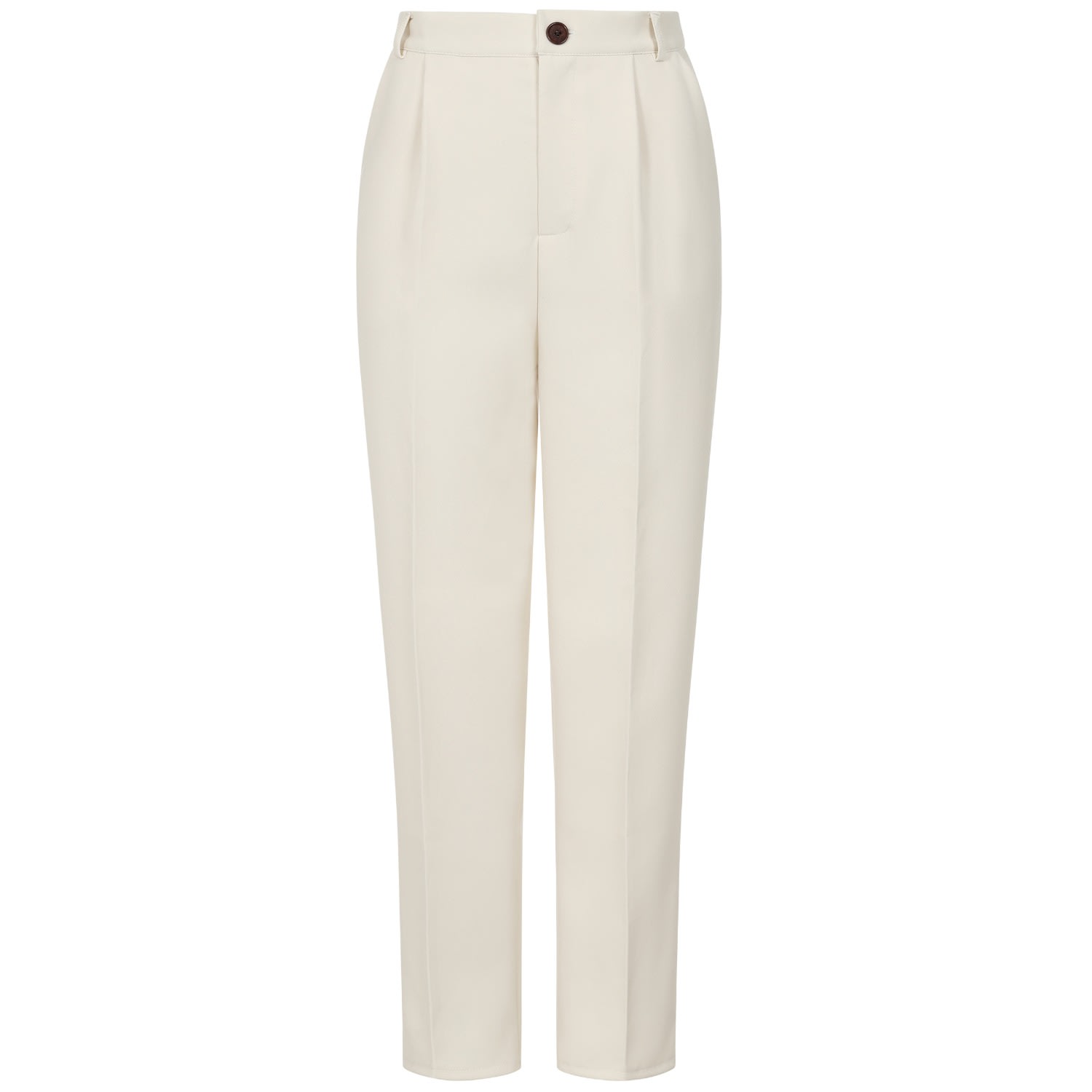 Women’s White Joan Ivory Trousers Extra Large Maia Studios