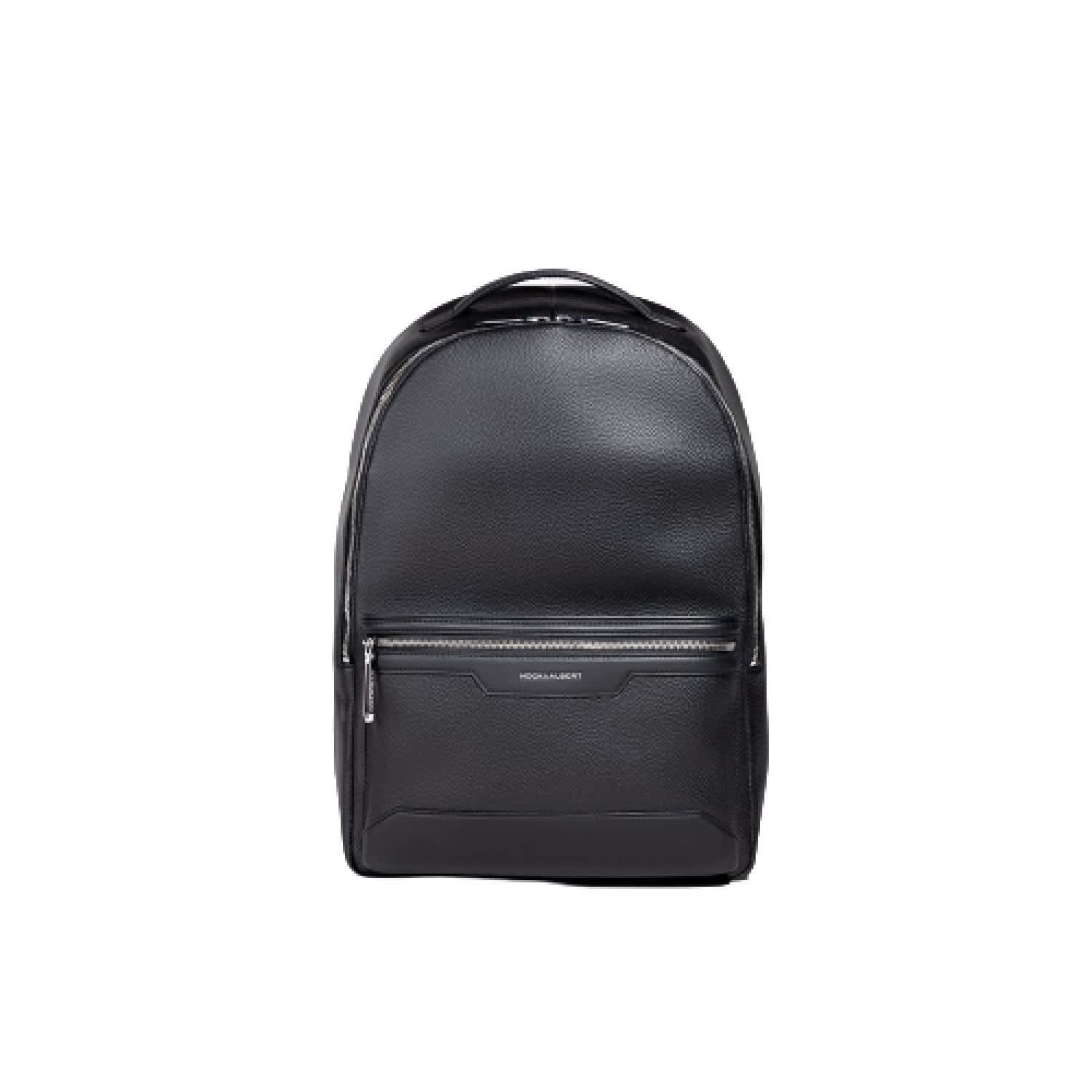 cheap black leather backpack