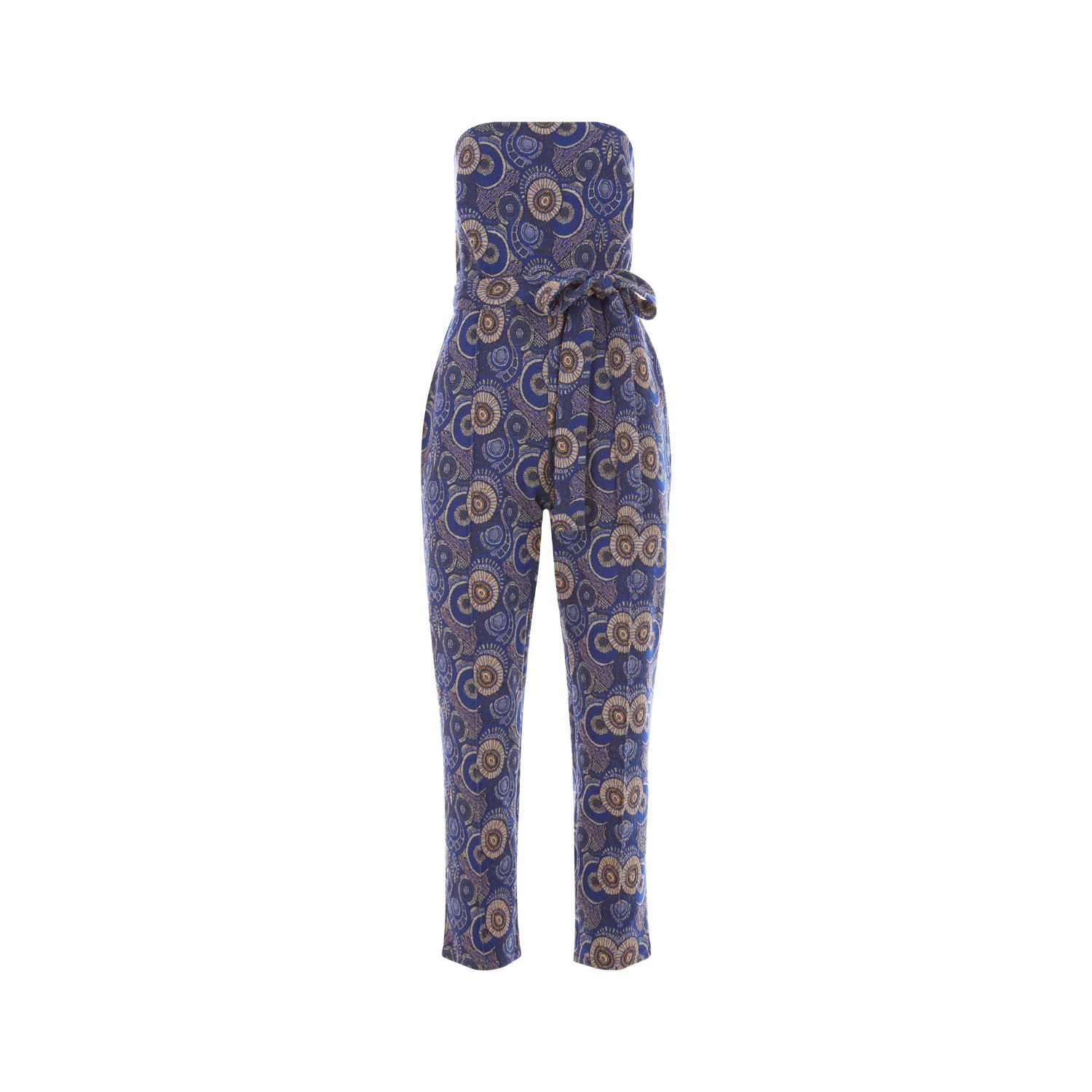 Kahindo Women's Blue Conakry Jumpsuit In Blue