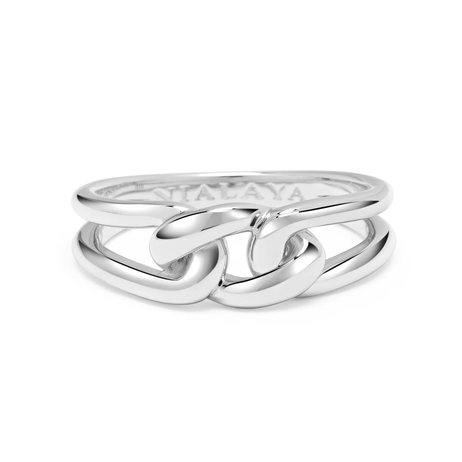 Men’s Sterling Silver Knot Ring Nialaya