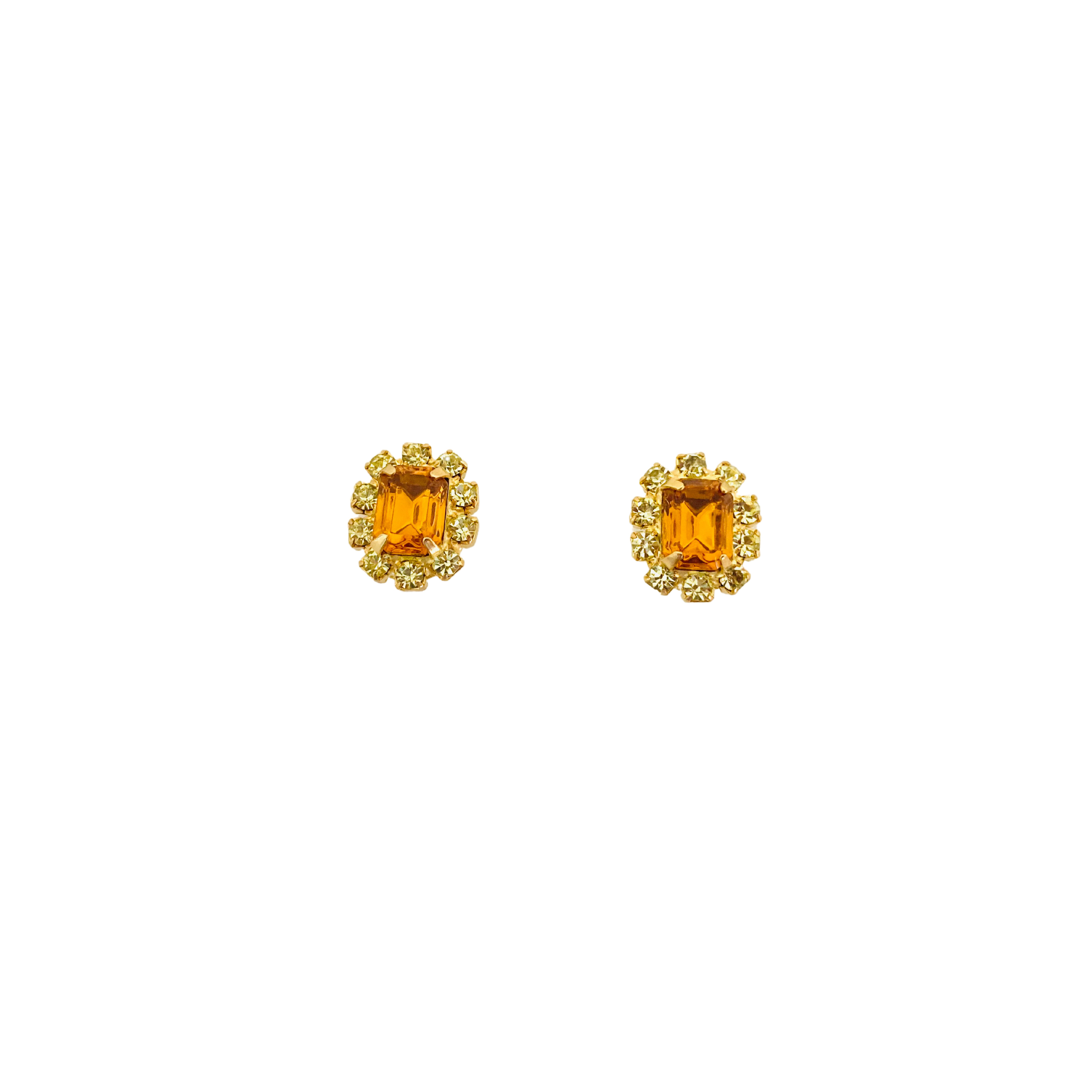 Women’s Yellow / Orange Topaz Petite Stud The Pink Reef