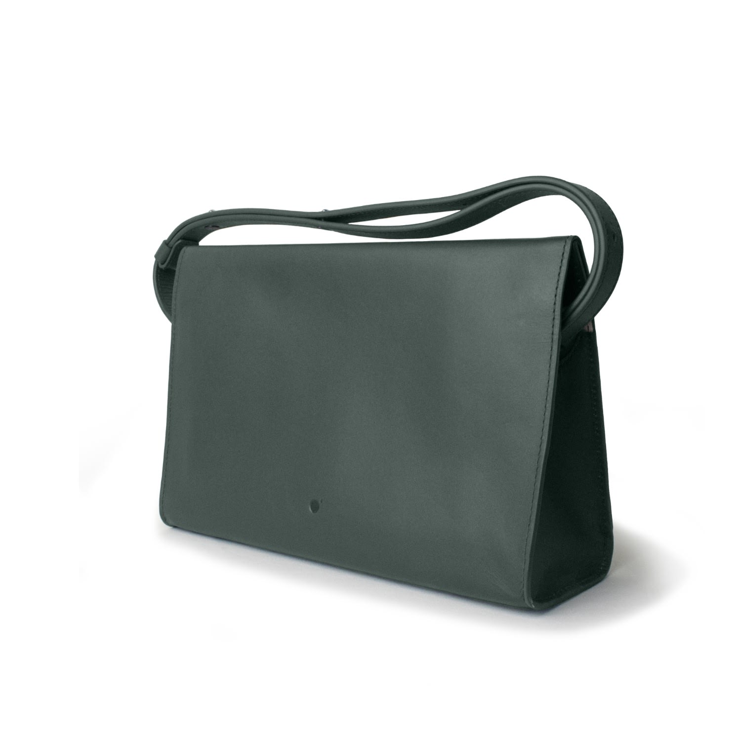 Women’s Green / Grey Handmade Adjustable Shoulder Bag -Dark Green Godi.