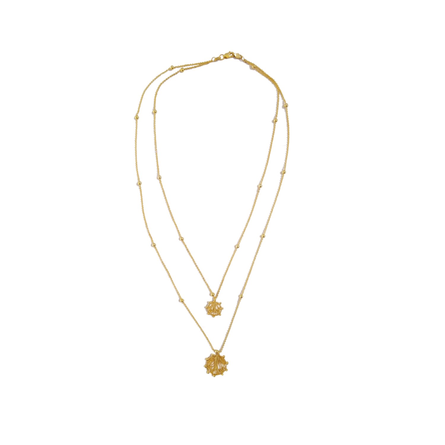 Mamba Women's Alma Simple Golden Necklace In Gold