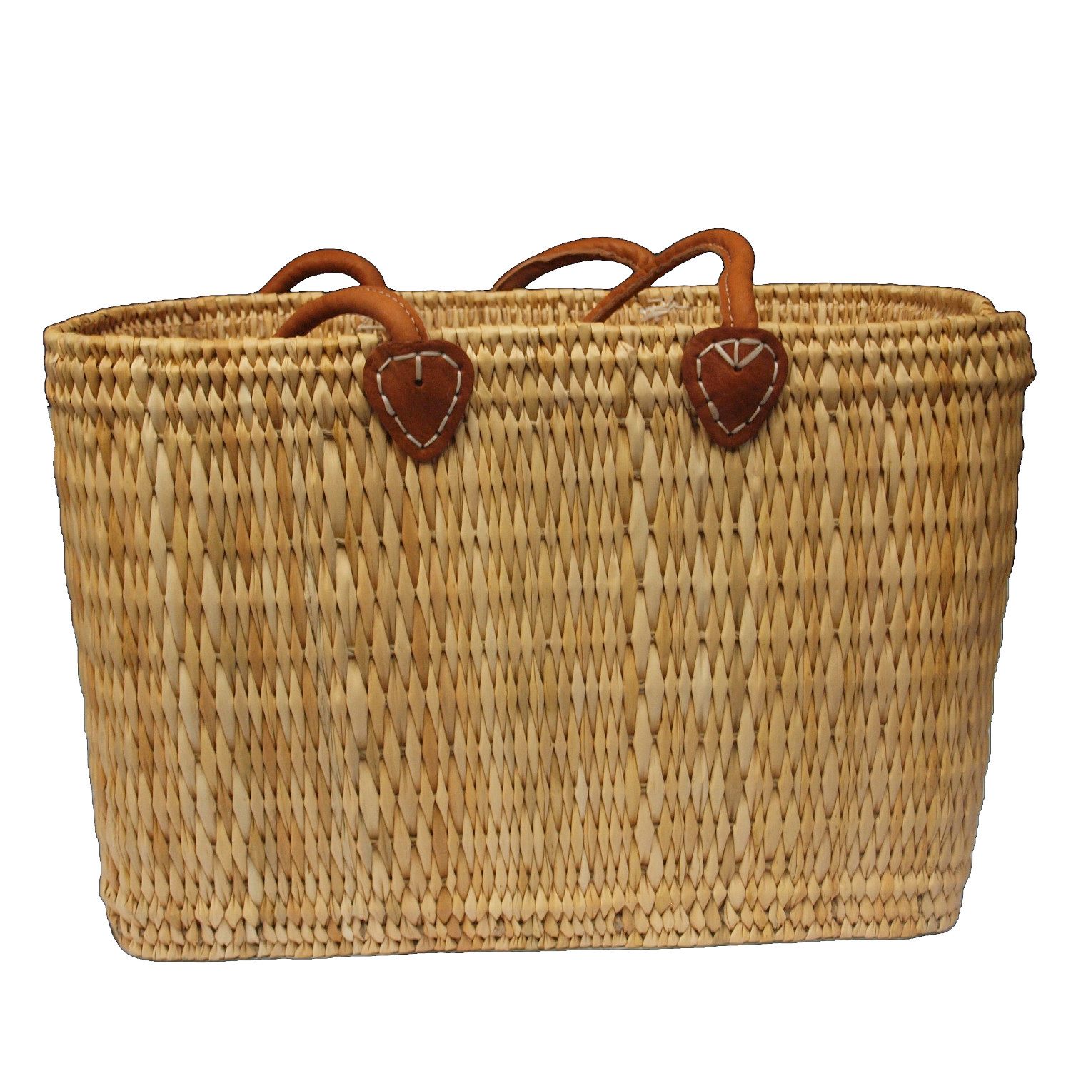 Berber Leather Women's Neutrals The Safi Large Basket Tote