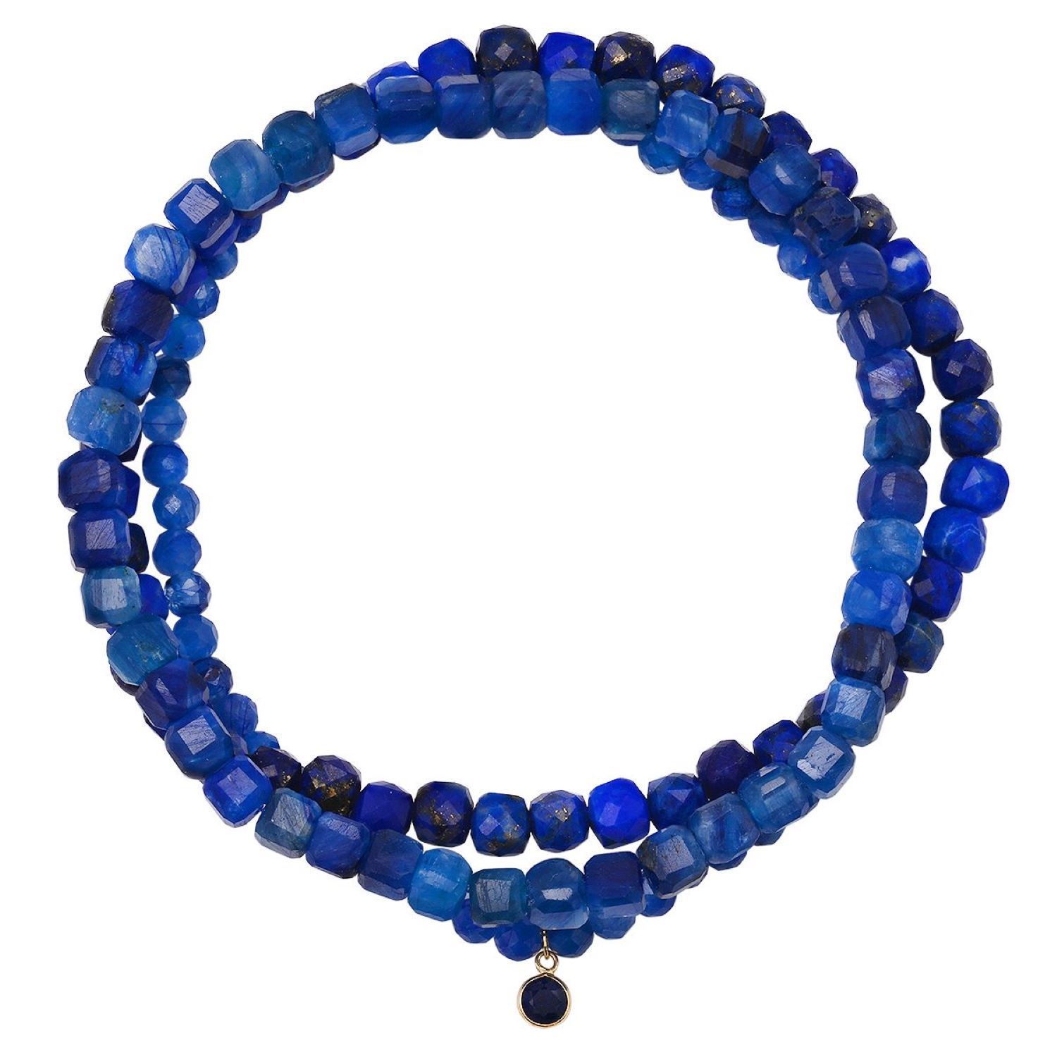 Soul Journey Jewelry Women's Blue Azure Showers Bracelets In Brown