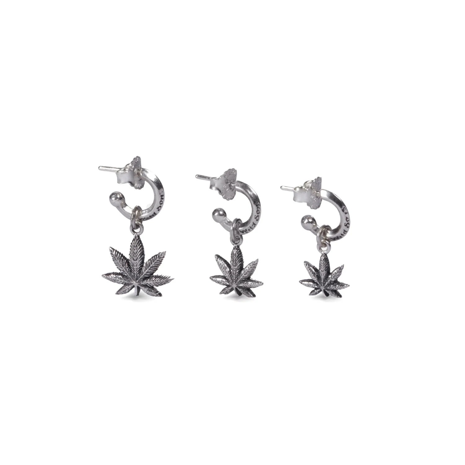 Women’s Silver Set Of Three Reefer Earrings Wild Sons