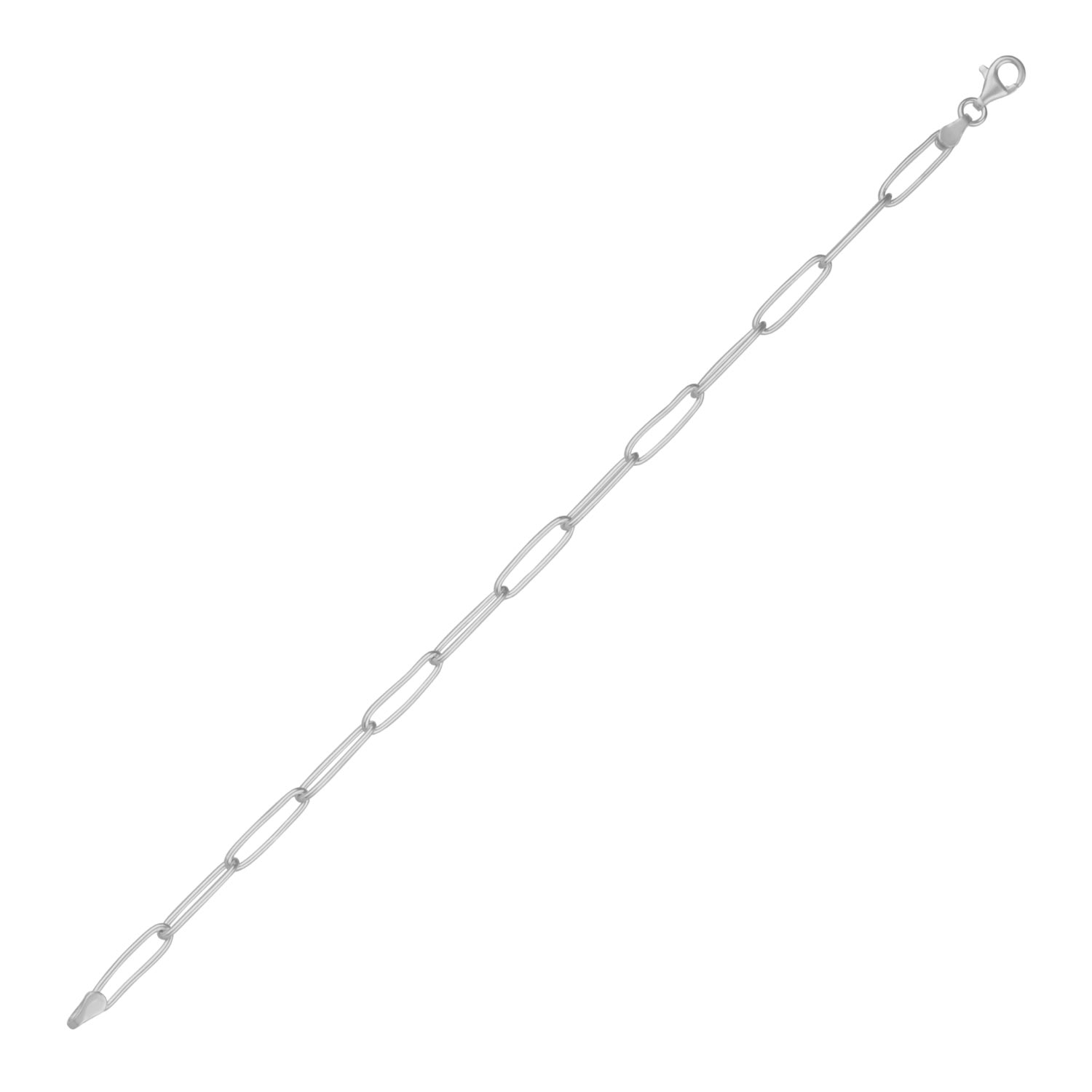 Spero London Women's Sterling Silver Rectangular Large Chain Bracelet - Silver In Silver