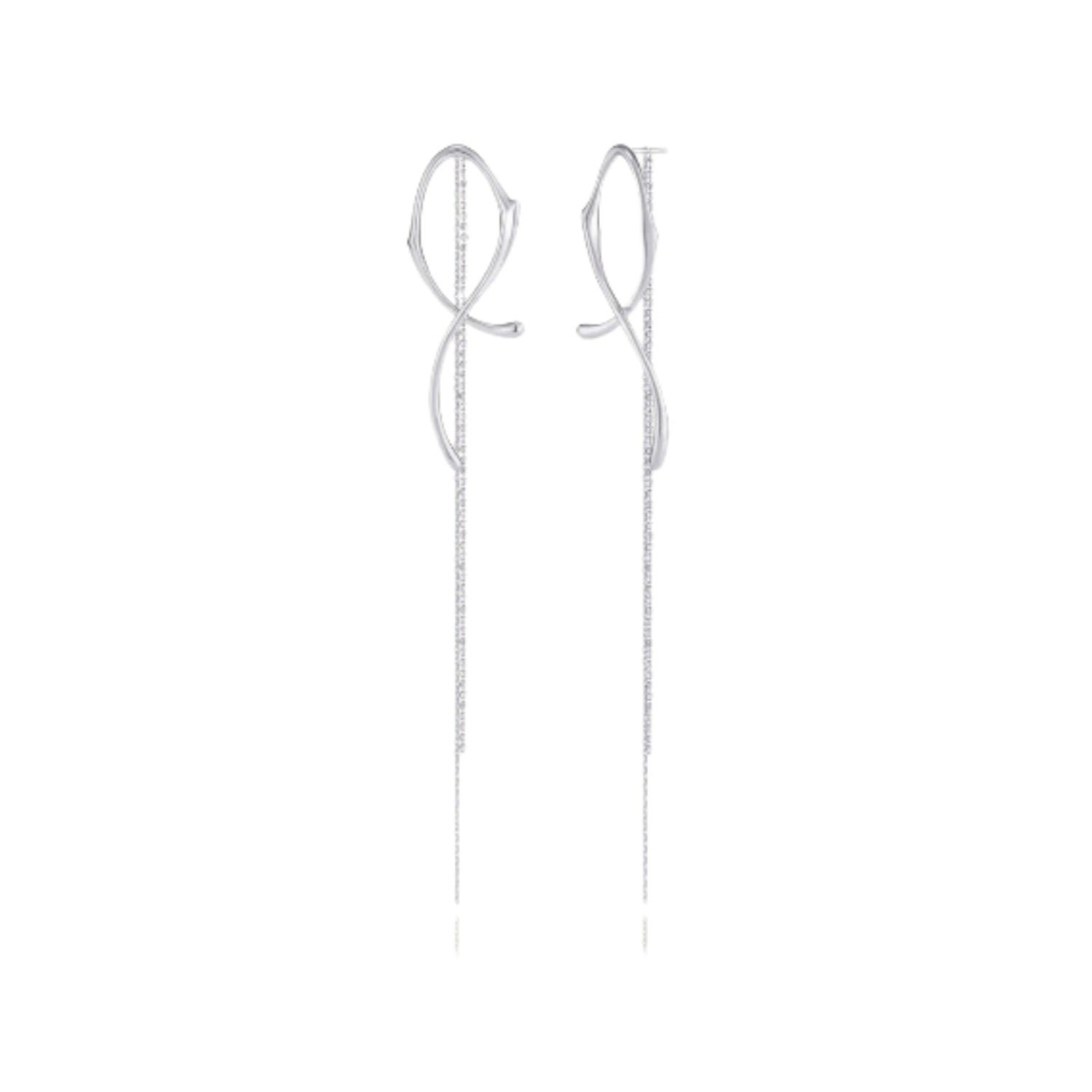 Tami&tami Women's White / Silver / Gold Heradi Bold White Gold Earrings