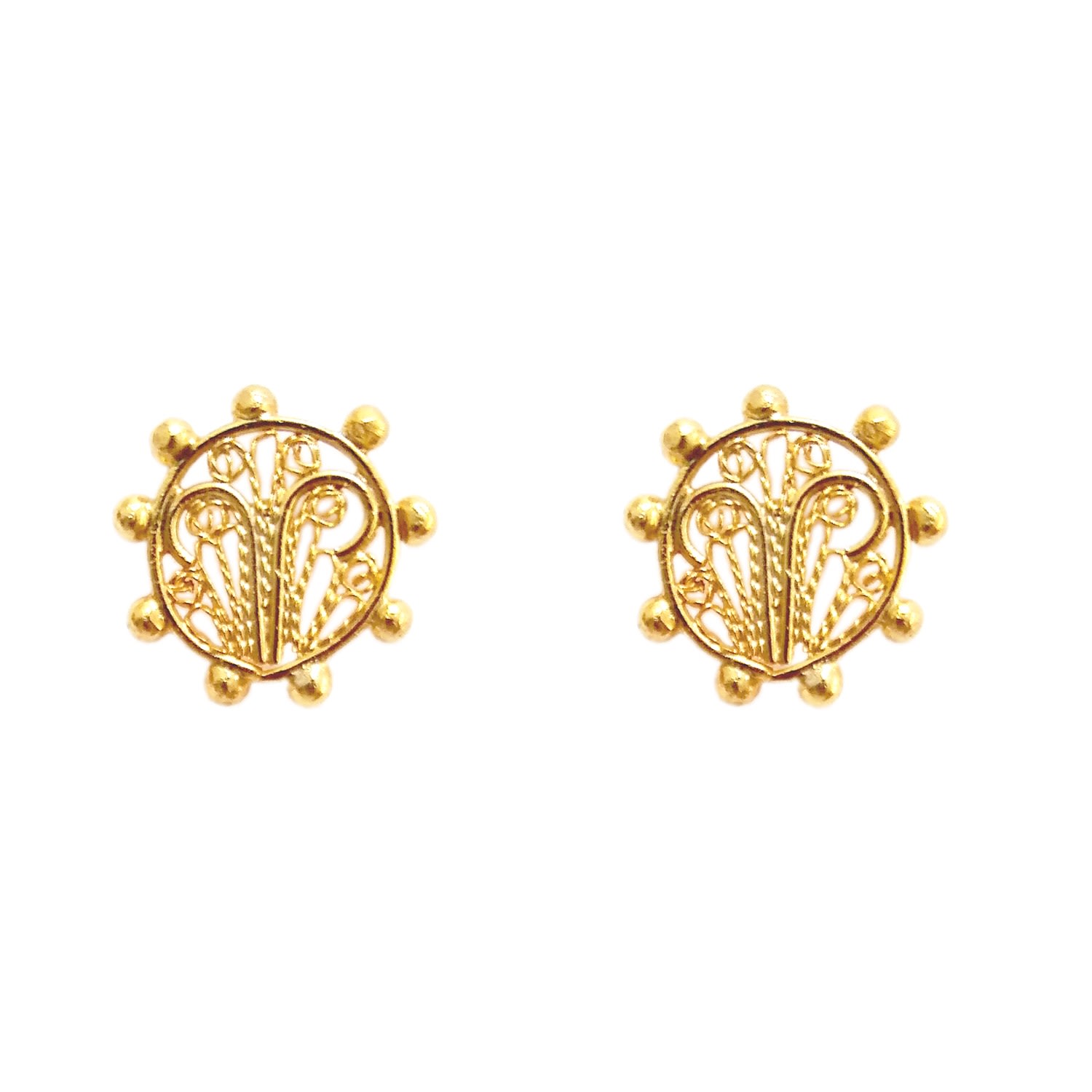 Mamba Women's Alma Mini Golden Studs In Gold
