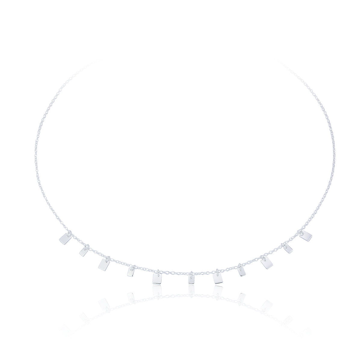 Women&rsquo;s Silver Delicate Tag Necklace | Ware Collective
