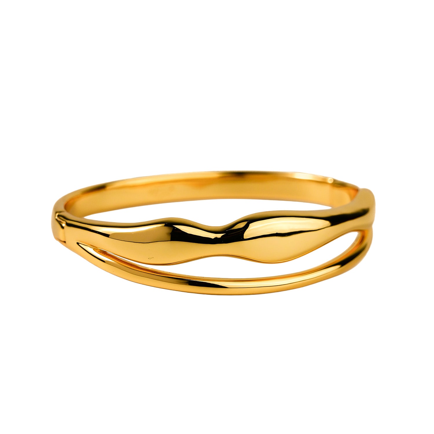 Zynnia Collective Women's Flow Cuff Gold In Gold