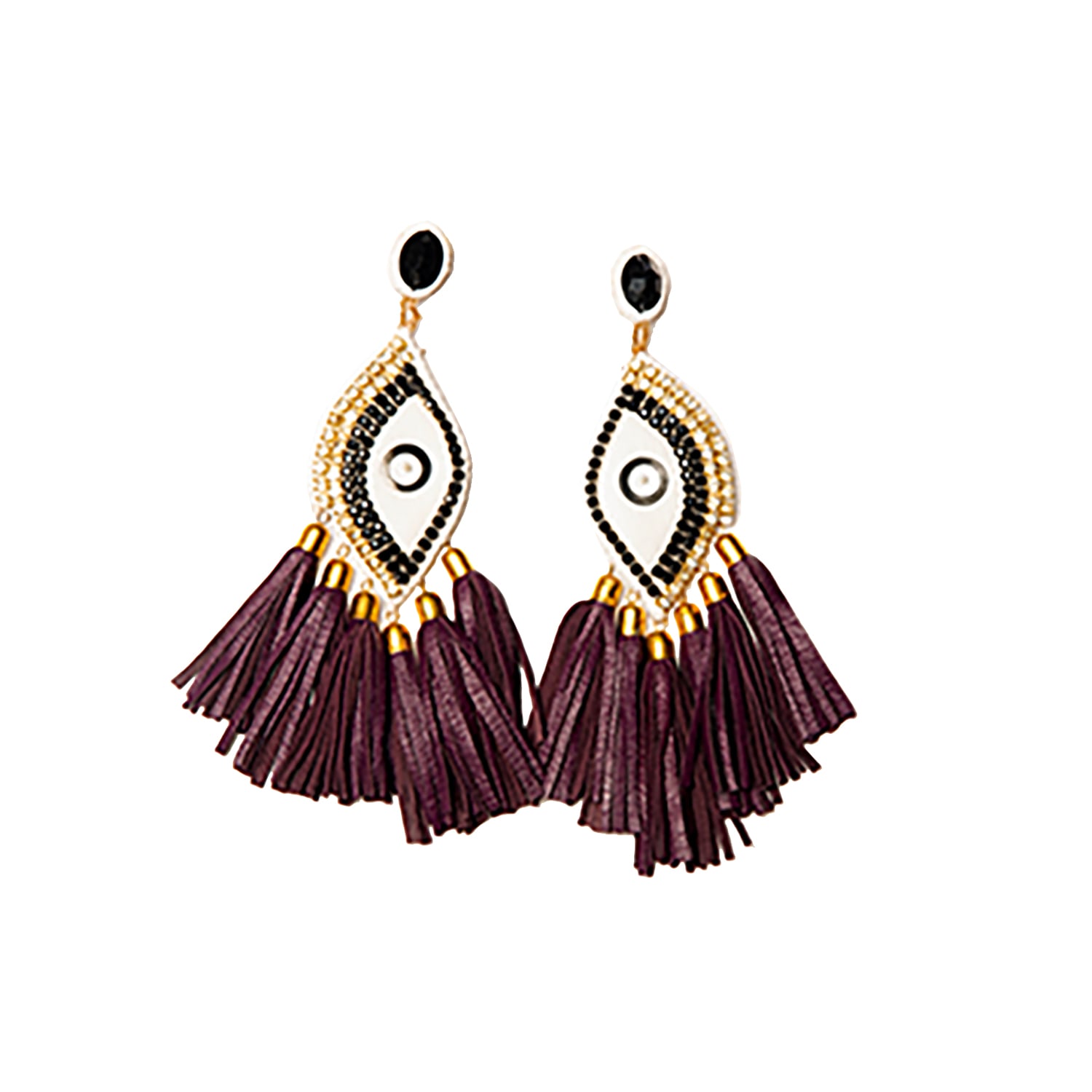 Sr By Sonali Raman Women's White / Purple Nazar Purple In Multi