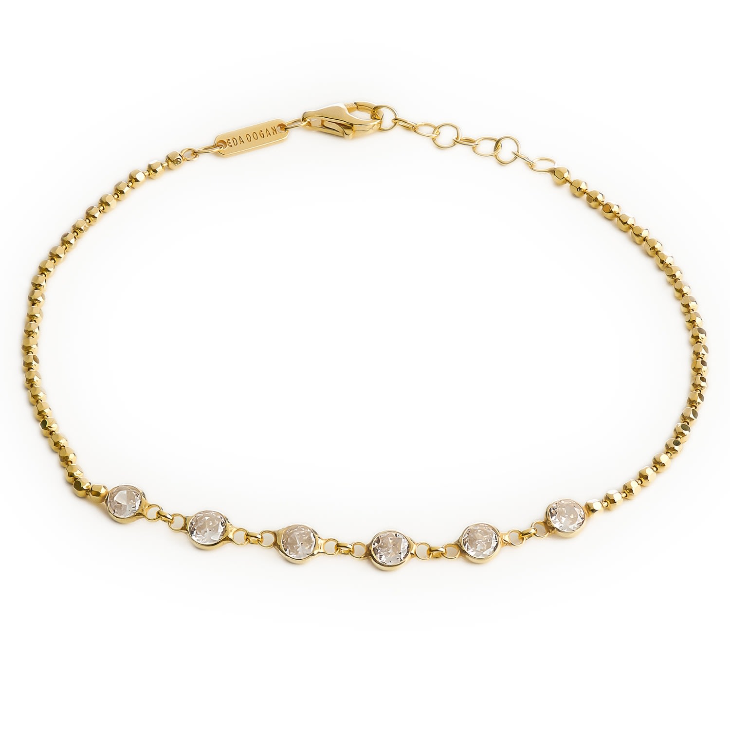 Women’s Mini Icon Ball Bead Chain Gold By Eda Dogan