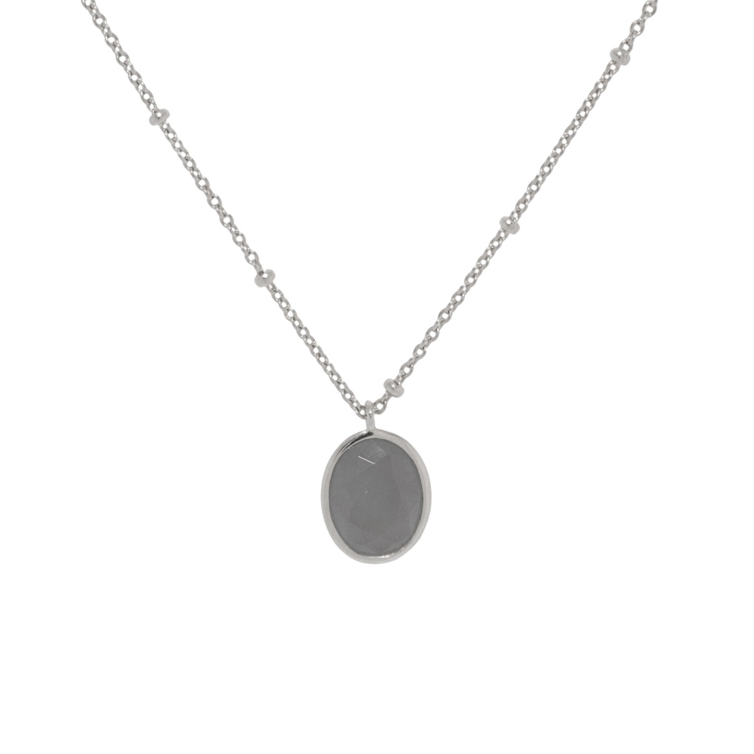 Women’s Agata Silver Pendant Necklace Frida & Florence