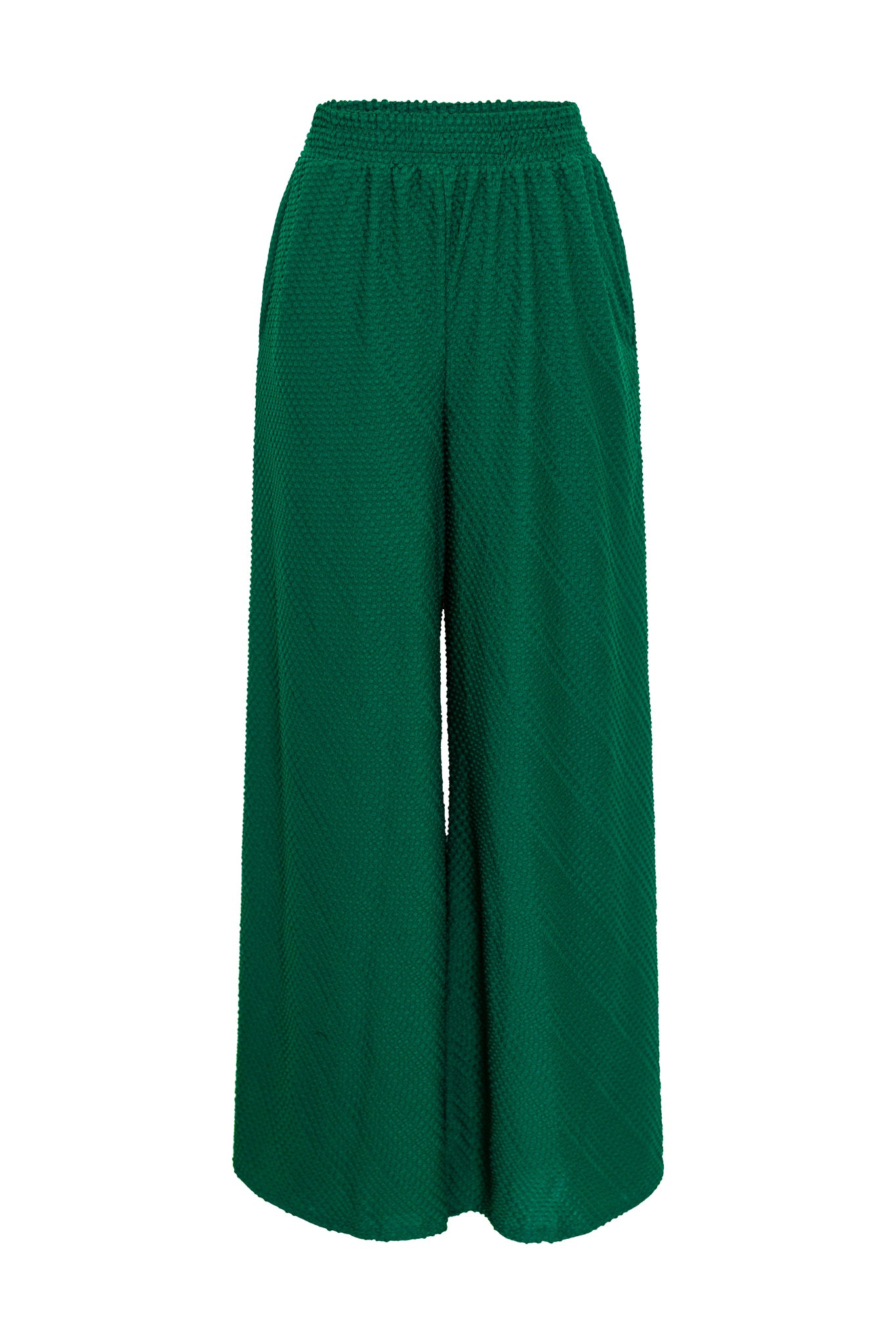 Byvinnik Women's Green Muse Pants In Dots Spruce In Green