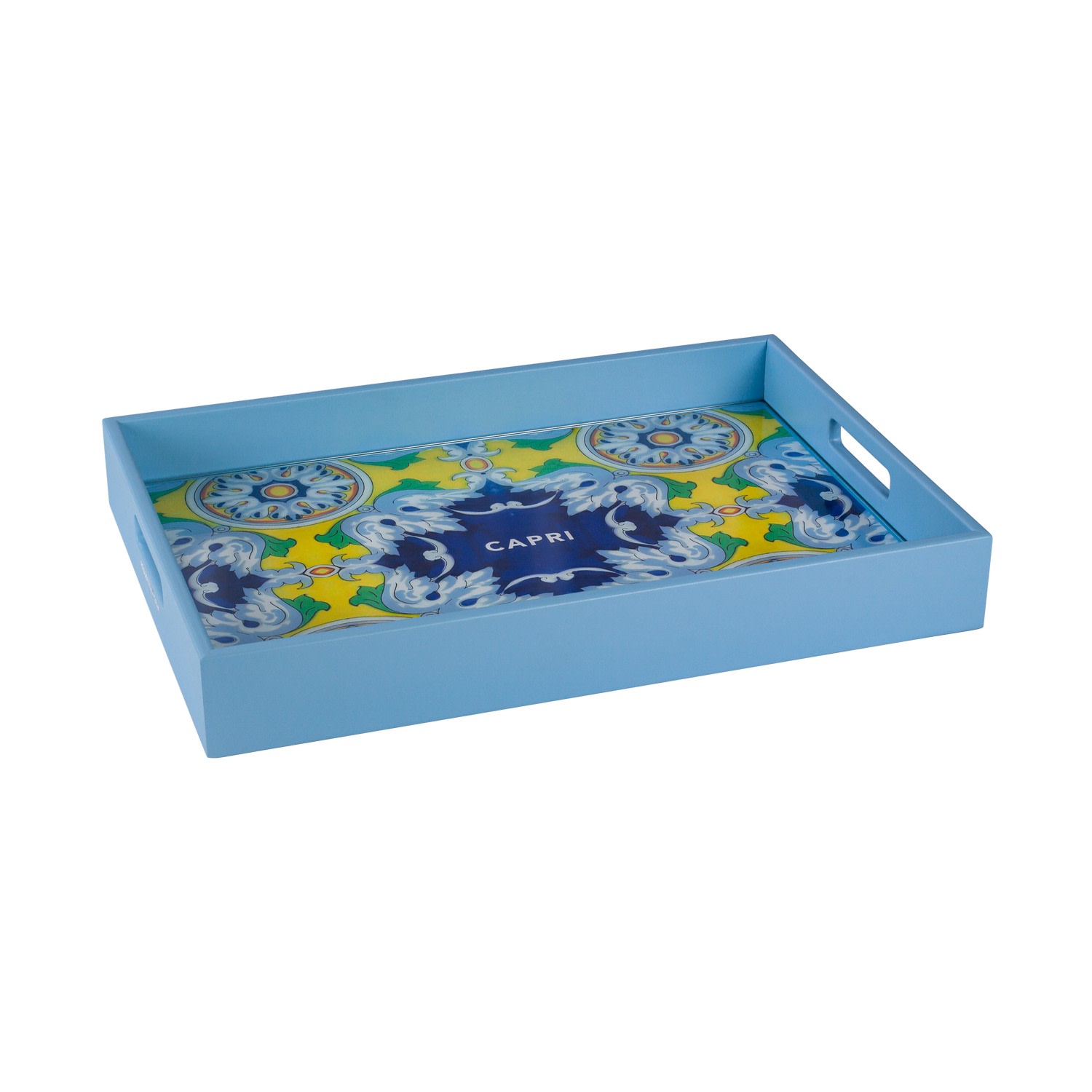 Blue / Yellow Mokavit Capri Tray