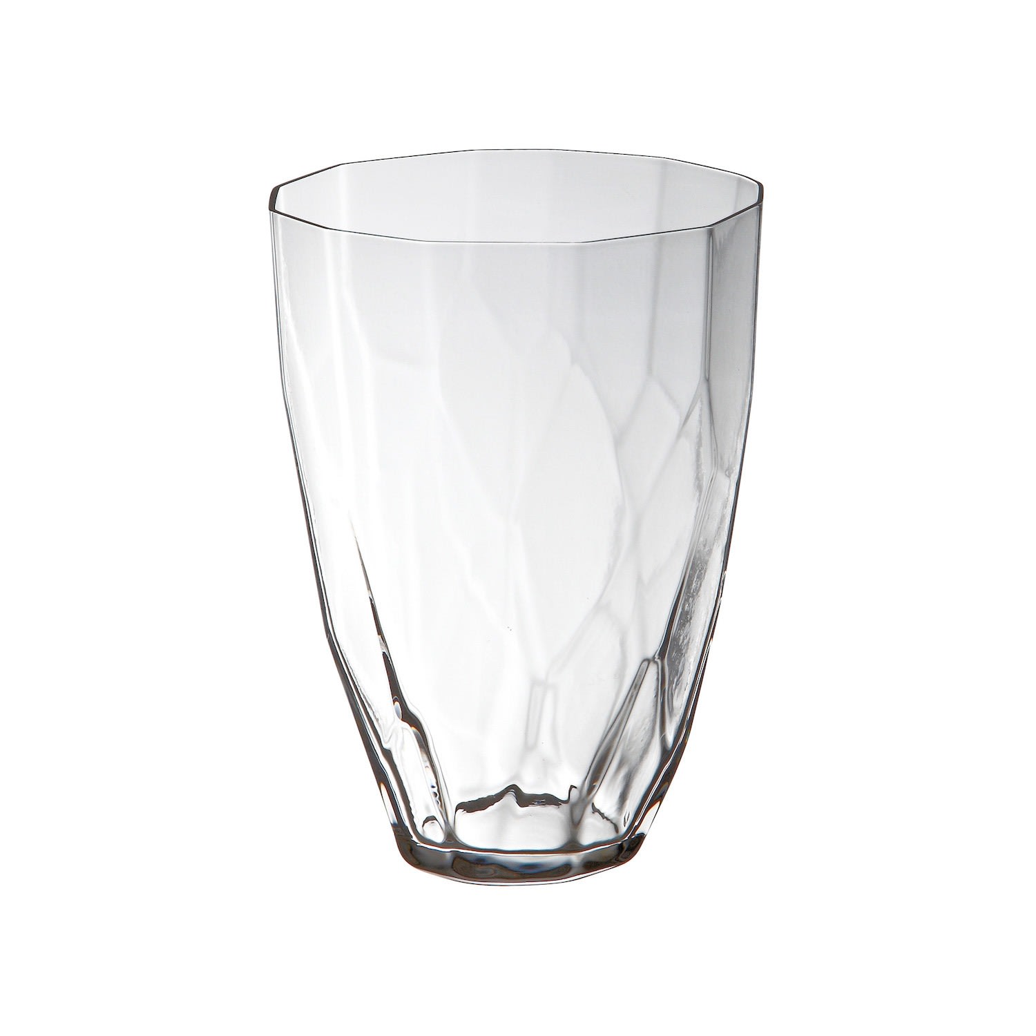 Sghr Sugahara Ginette Faceted Glass Tumbler - White