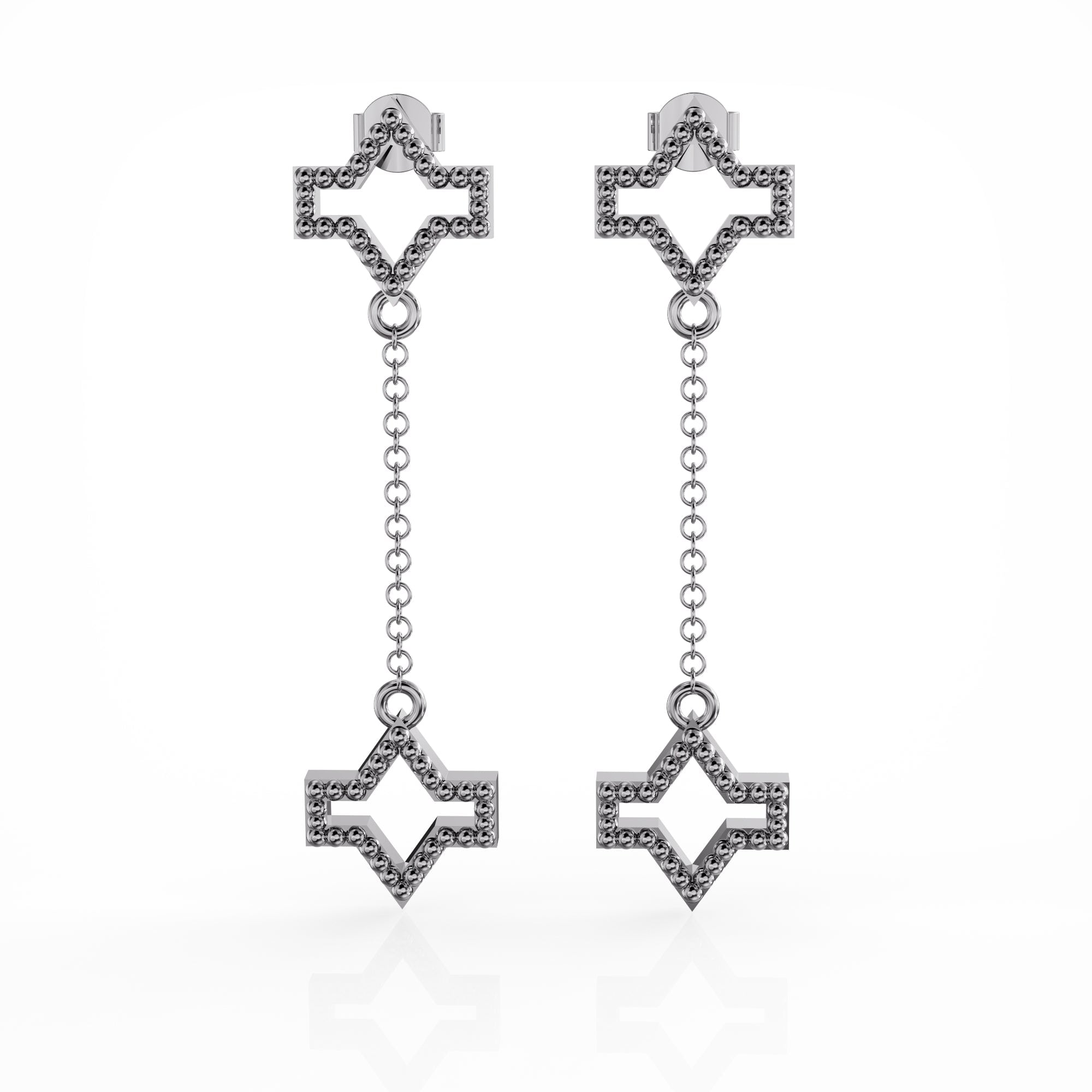 Linda Fiore Women's Starlite Silver Earrings In Silver