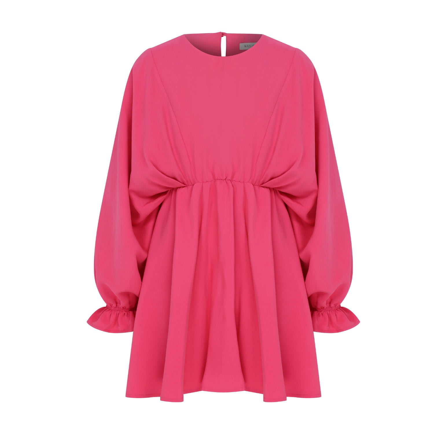 Nazli Ceren Women's Pink / Purple July Ruffled Mini Dress In Virtual Pink In Pink/purple