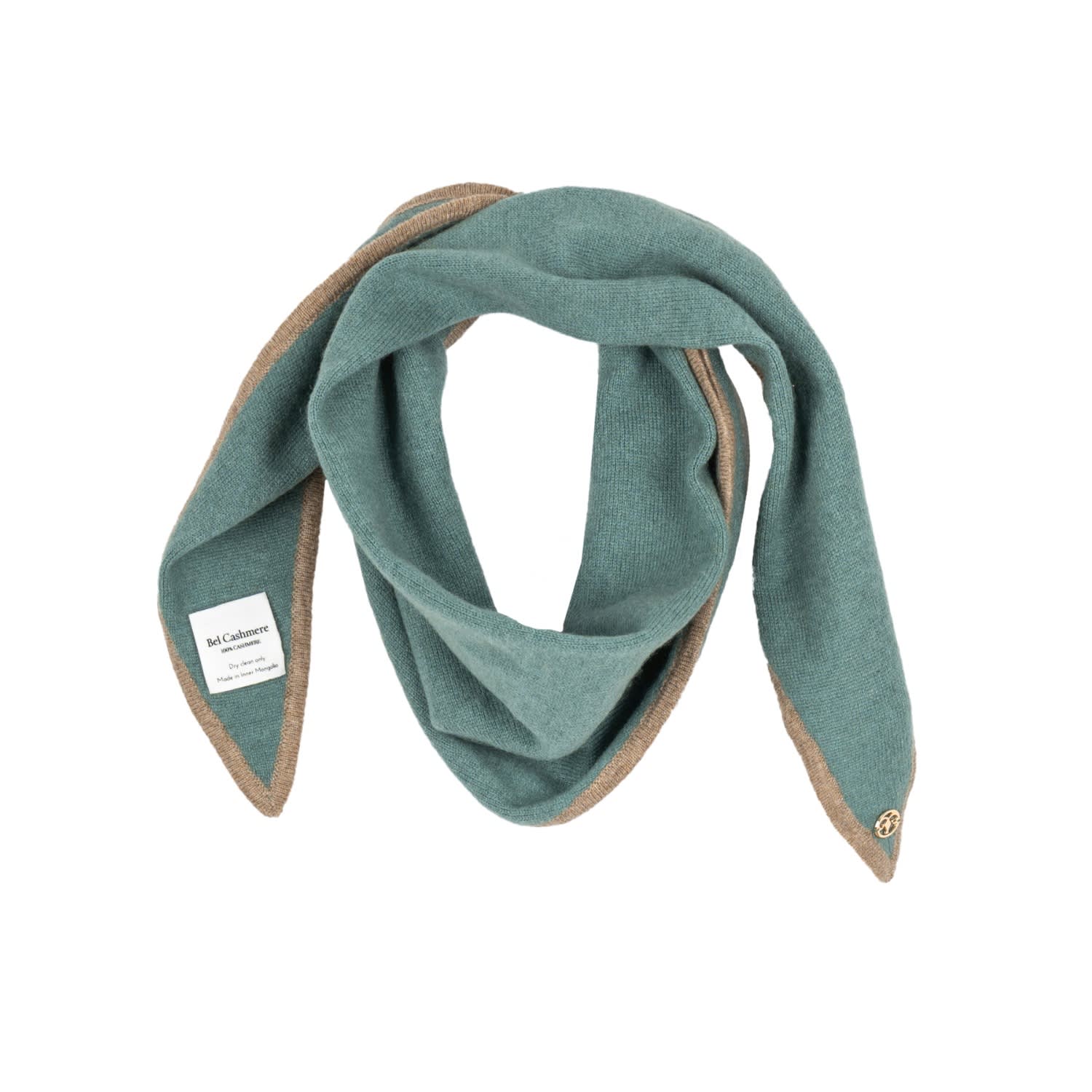 Bel Cashmere Women's Leonora Green Cashmere Scarf In Green